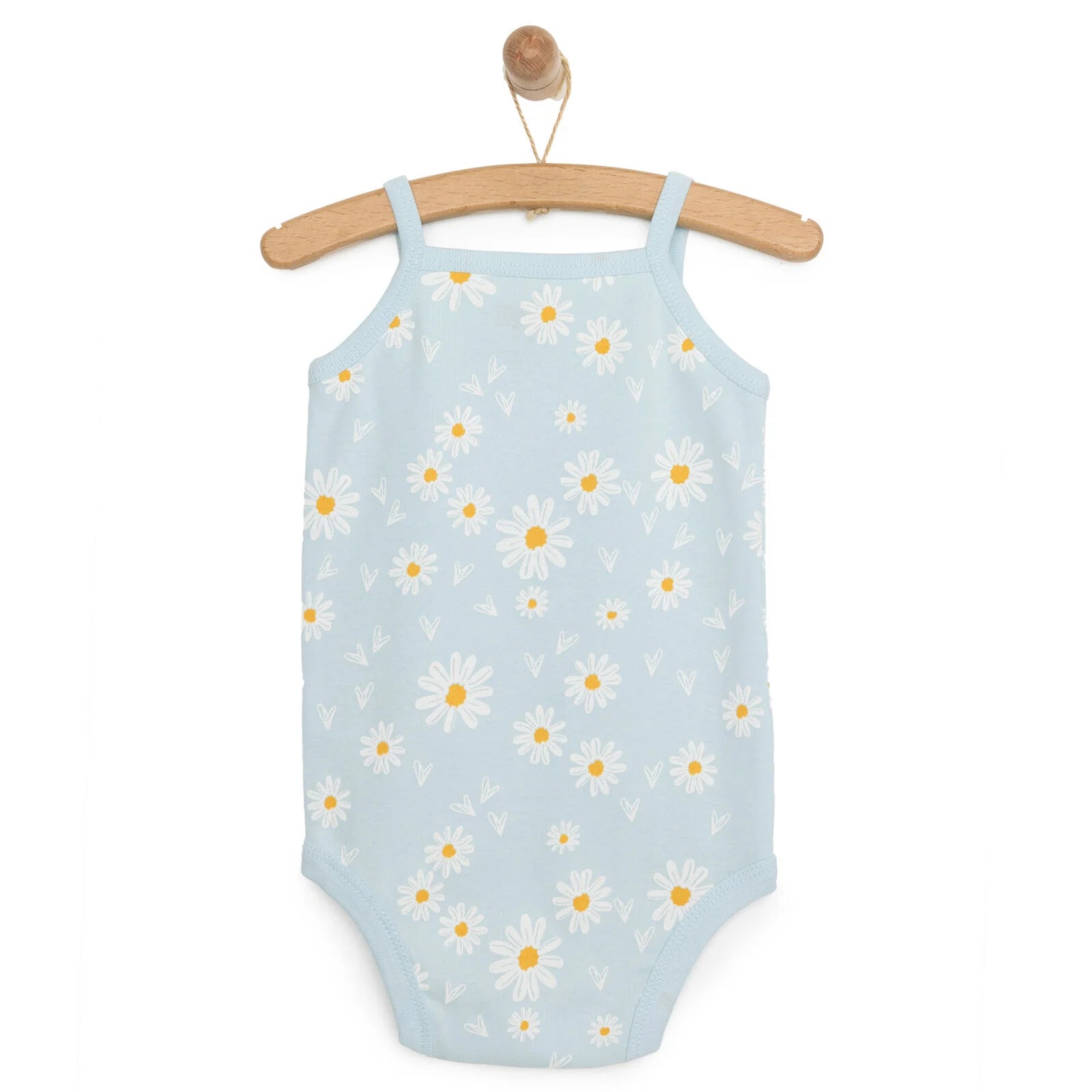 HelloBaby Rope Strap Bodysuit - Light Blue - ebebek - Black Friday