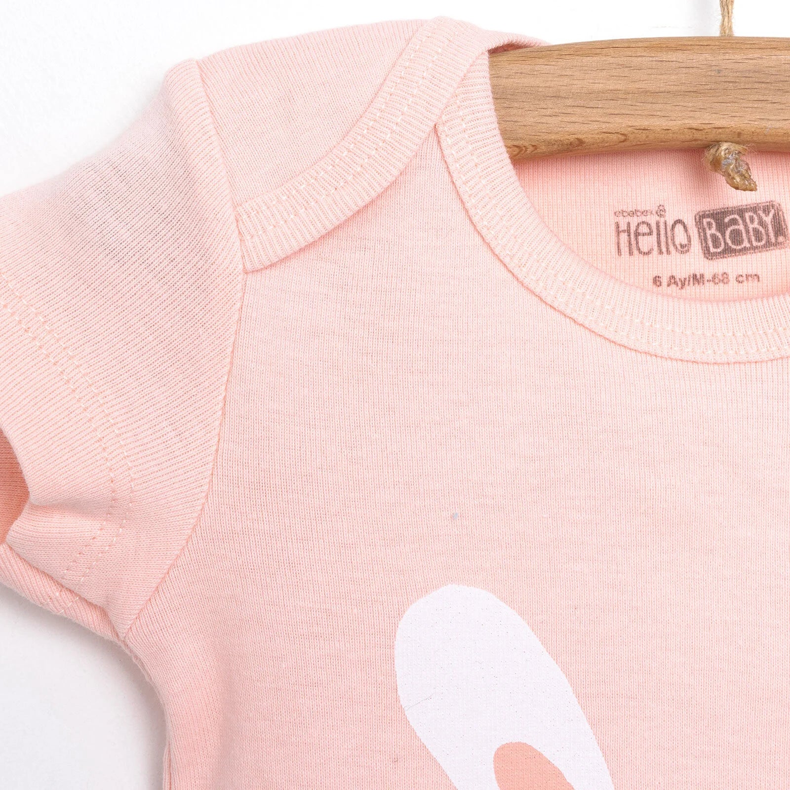 HelloBaby Short Sleeve Bodysuit - Pink - ebebek - Black Friday