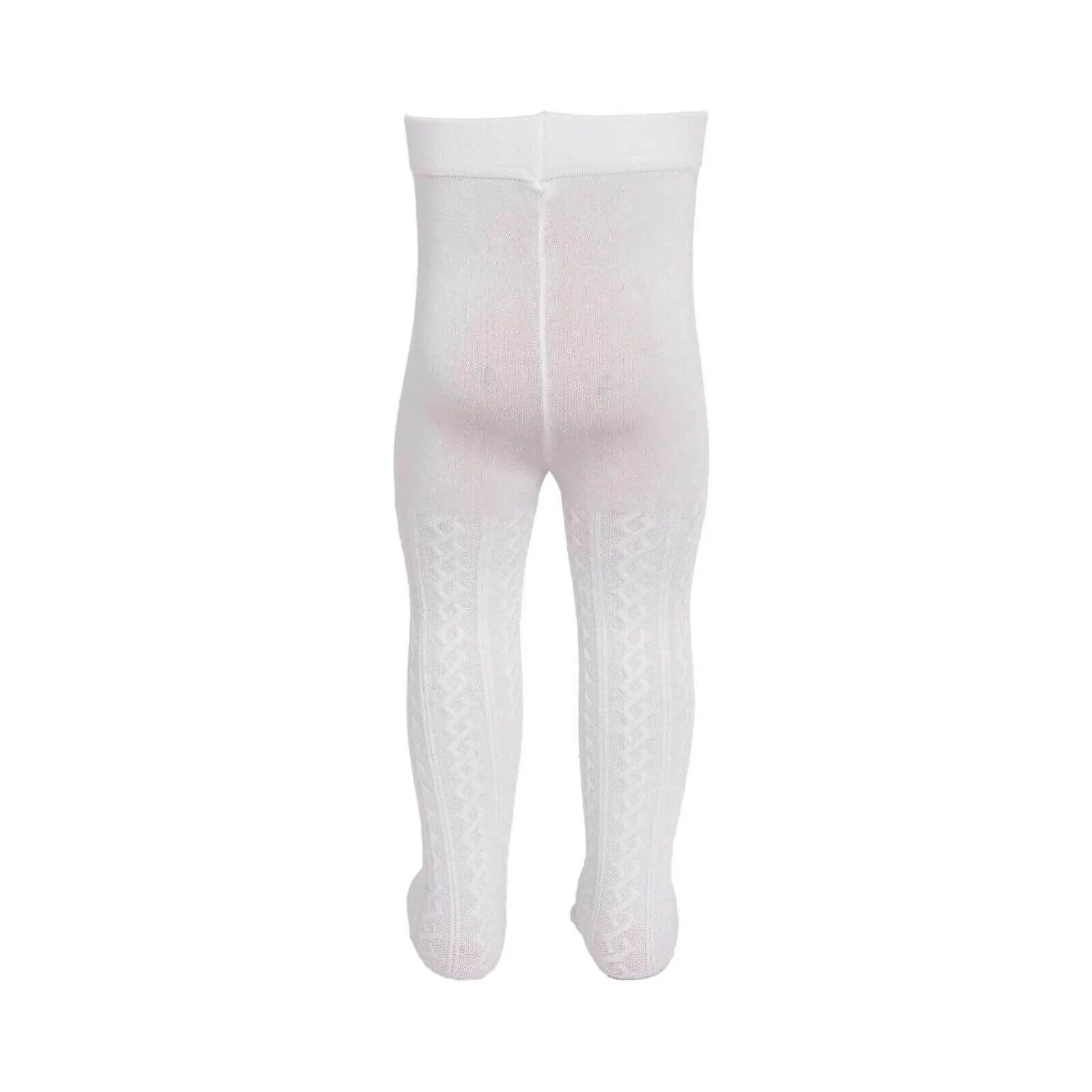 Daymod Jacquard Pantyhose - White - ebebek - Black Friday