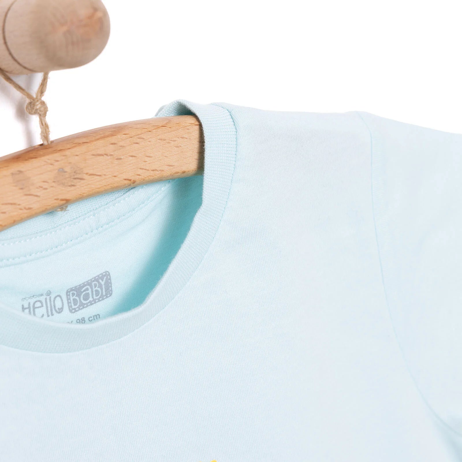 HelloBaby Basic Baby Boy T-Shirt - Light Blue - ebebek - Black Friday