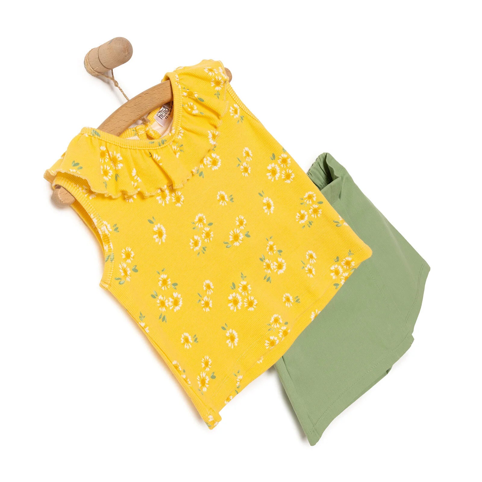 HelloBaby Sun Flower Girl Blouse & Short - Yellow - ebebek - Black Friday