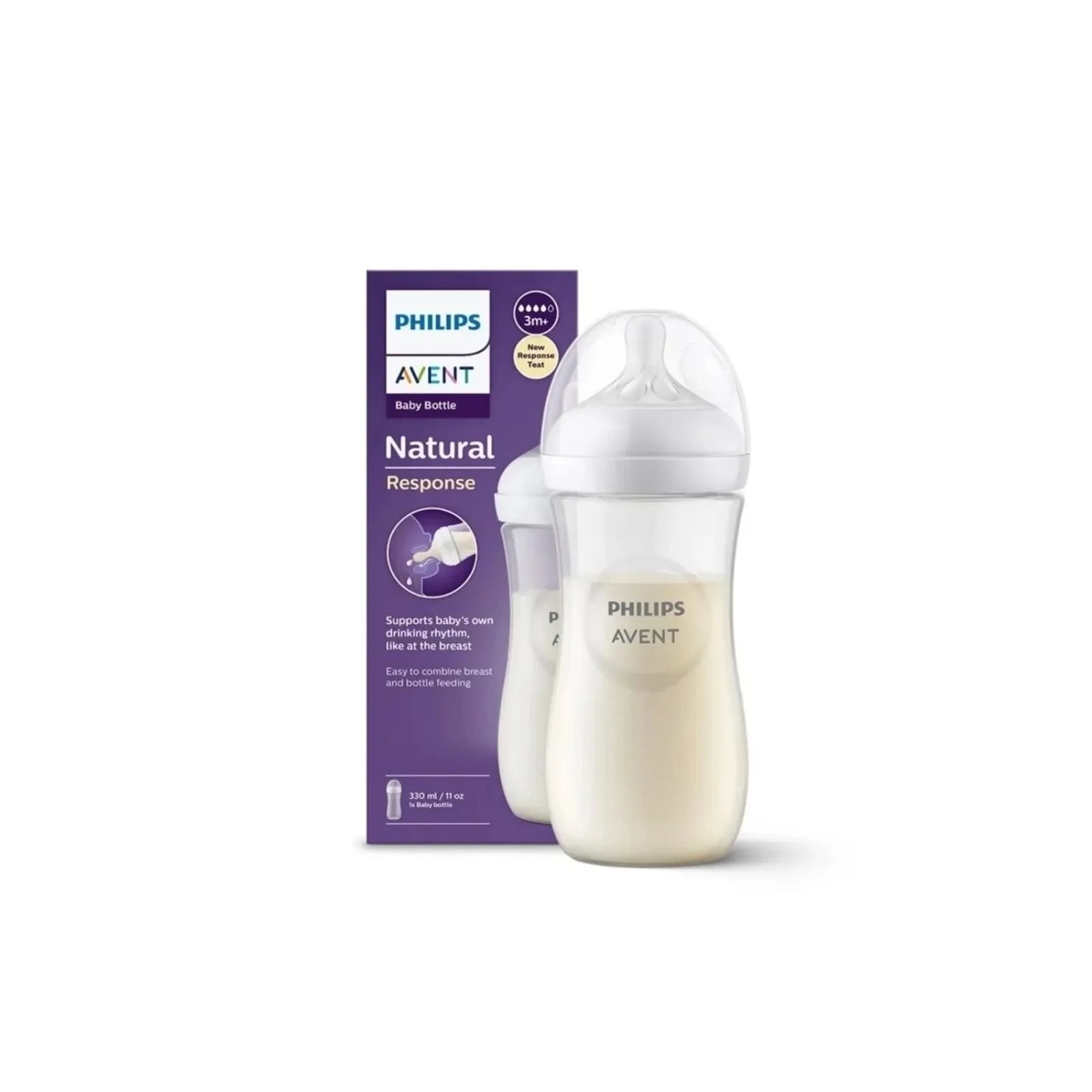 Philips Avent Natural Response PP Bottle 3+ months 330ml - ebebek - Black Friday