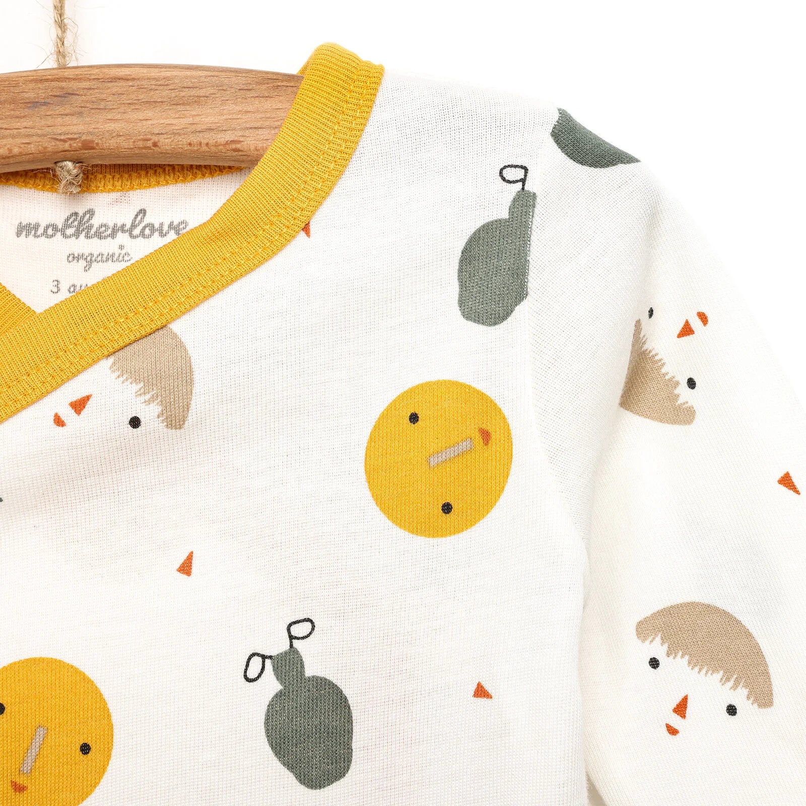 Motherlove Newborn Organic Sleeve Bodysuit - Beige - ebebek - Black Friday