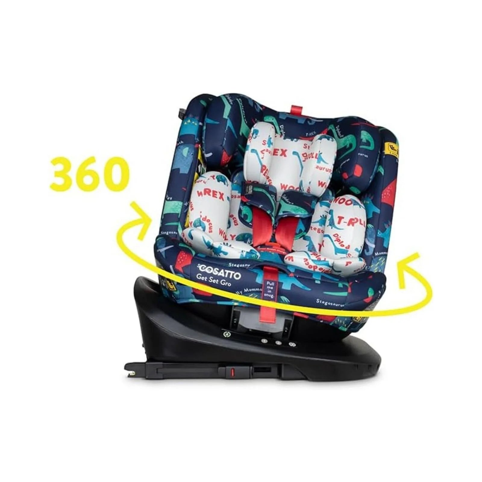 Cosatto Get Set Gro i - Size 360 Car Seat - D is for Dino - ebebek - Black Friday