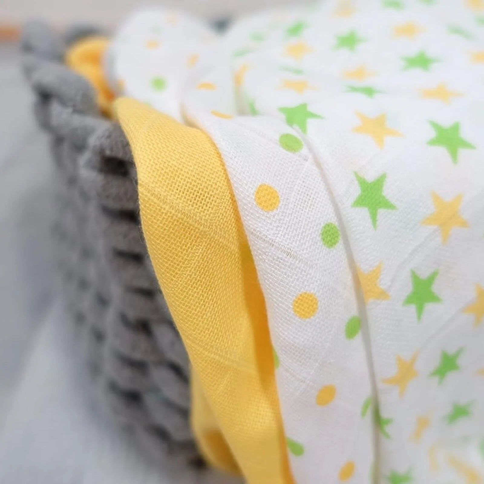 MuslinZ Muslin Squares 70x70cm 6 pcs - Yellow - ebebek - Black Friday