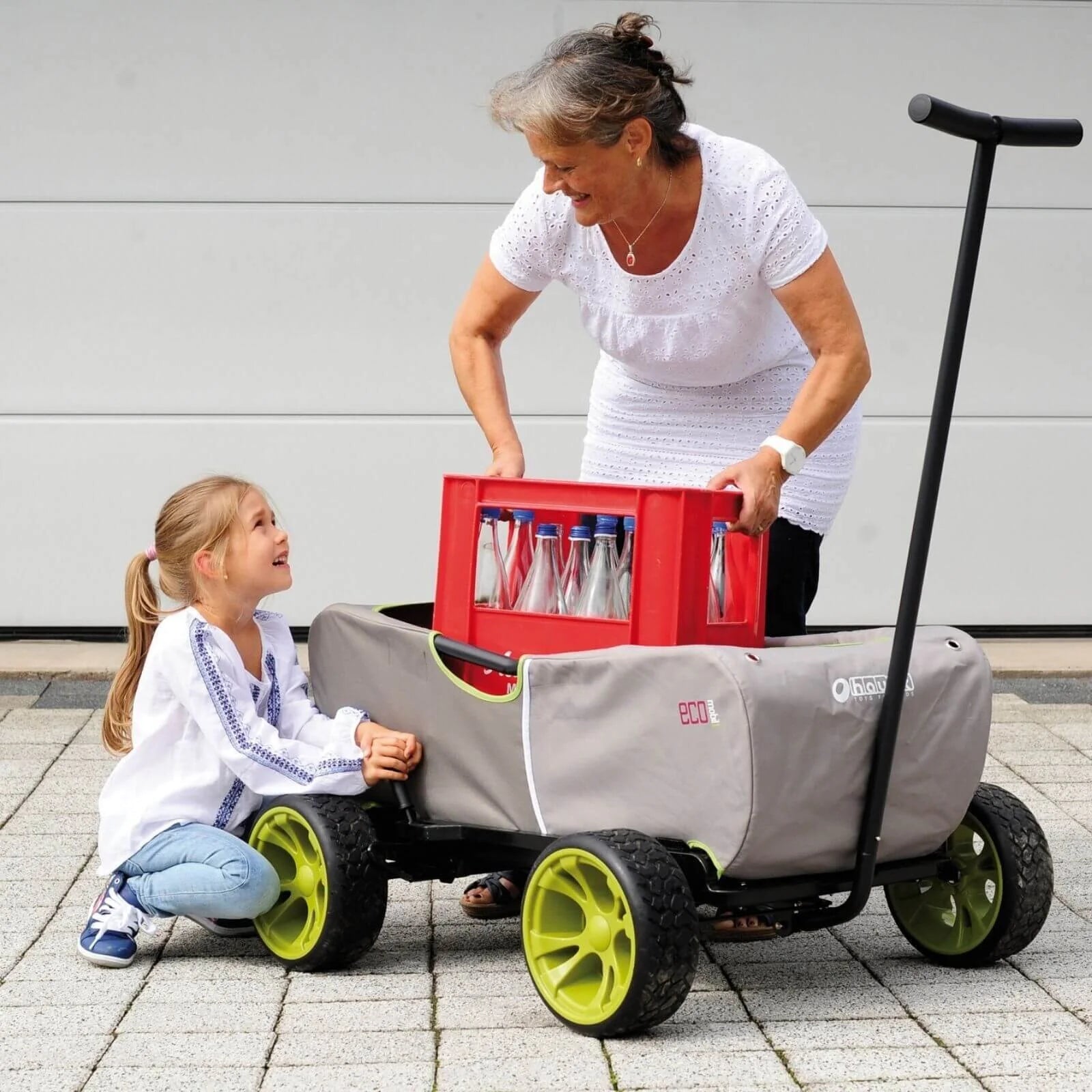 Hauck Eco Mobil Wagon - Green - ebebek - Black Friday