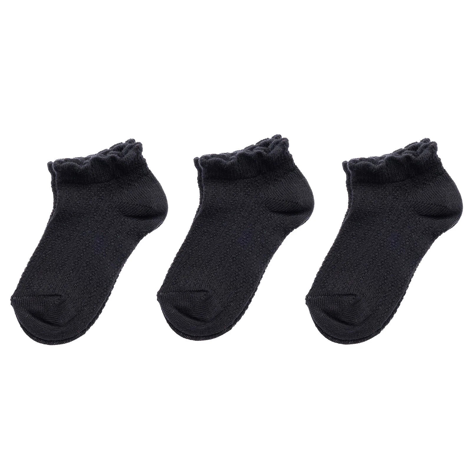 HelloBaby Baby Girl Socks 3 pcs - Black - ebebek - Black Friday