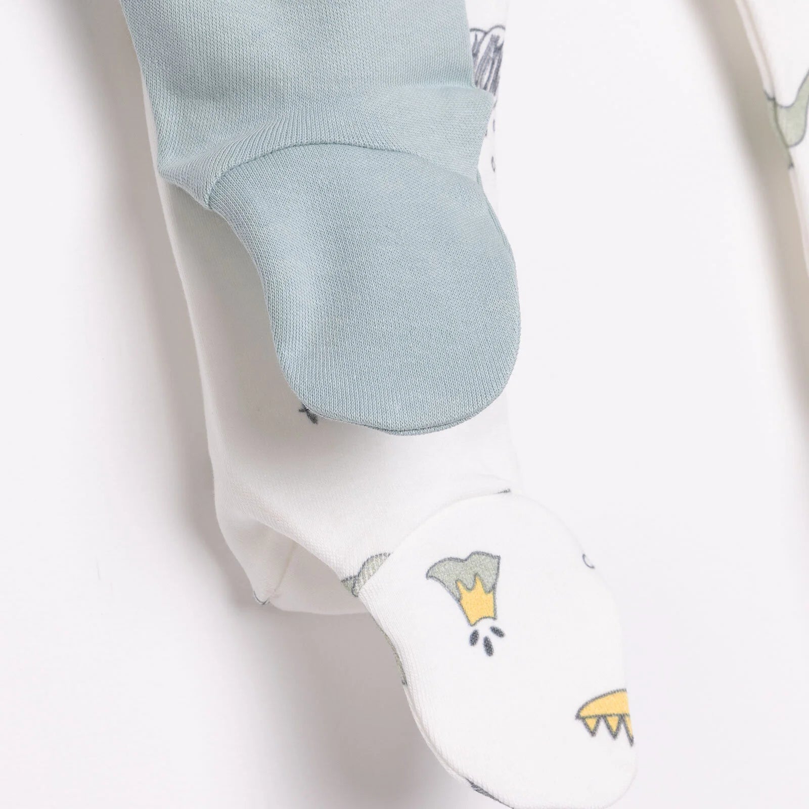 Tiffany 2 Piece Footed Bottom - Light Green - ebebek - Black Friday