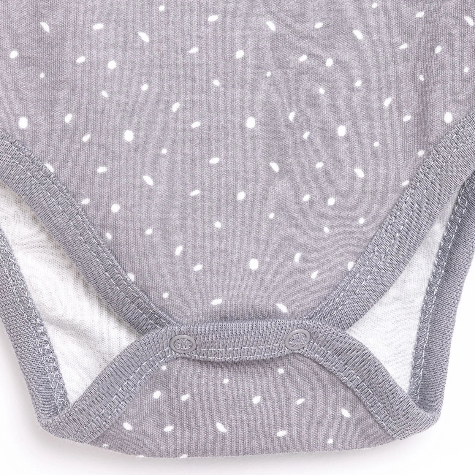 HelloBaby Girl Long Sleeve Bodysuit - Anthracite - ebebek - Black Friday