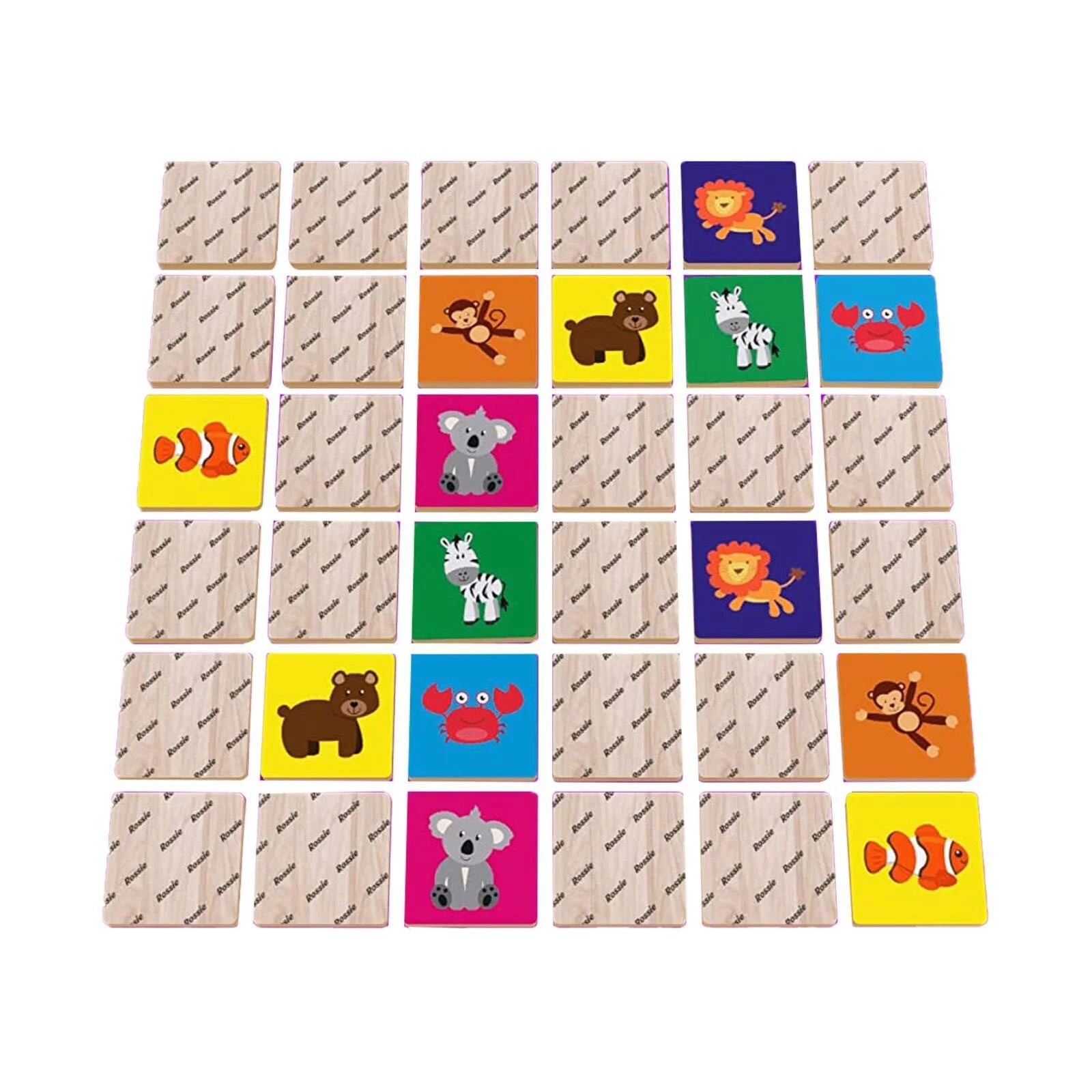 Rossie Wood Memory Game - ebebek - Black Friday