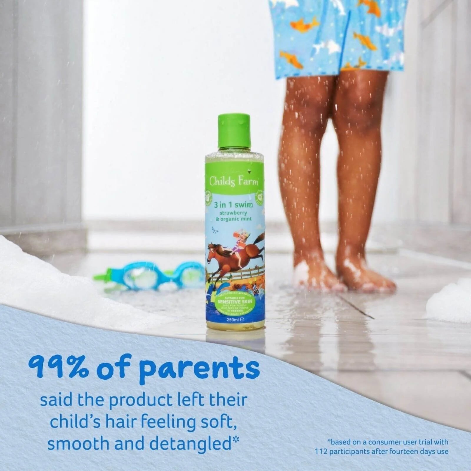 Childs Farm 3 - in - 1 Swim Strawberry & Organic Mint 250ml - ebebek - Black Friday