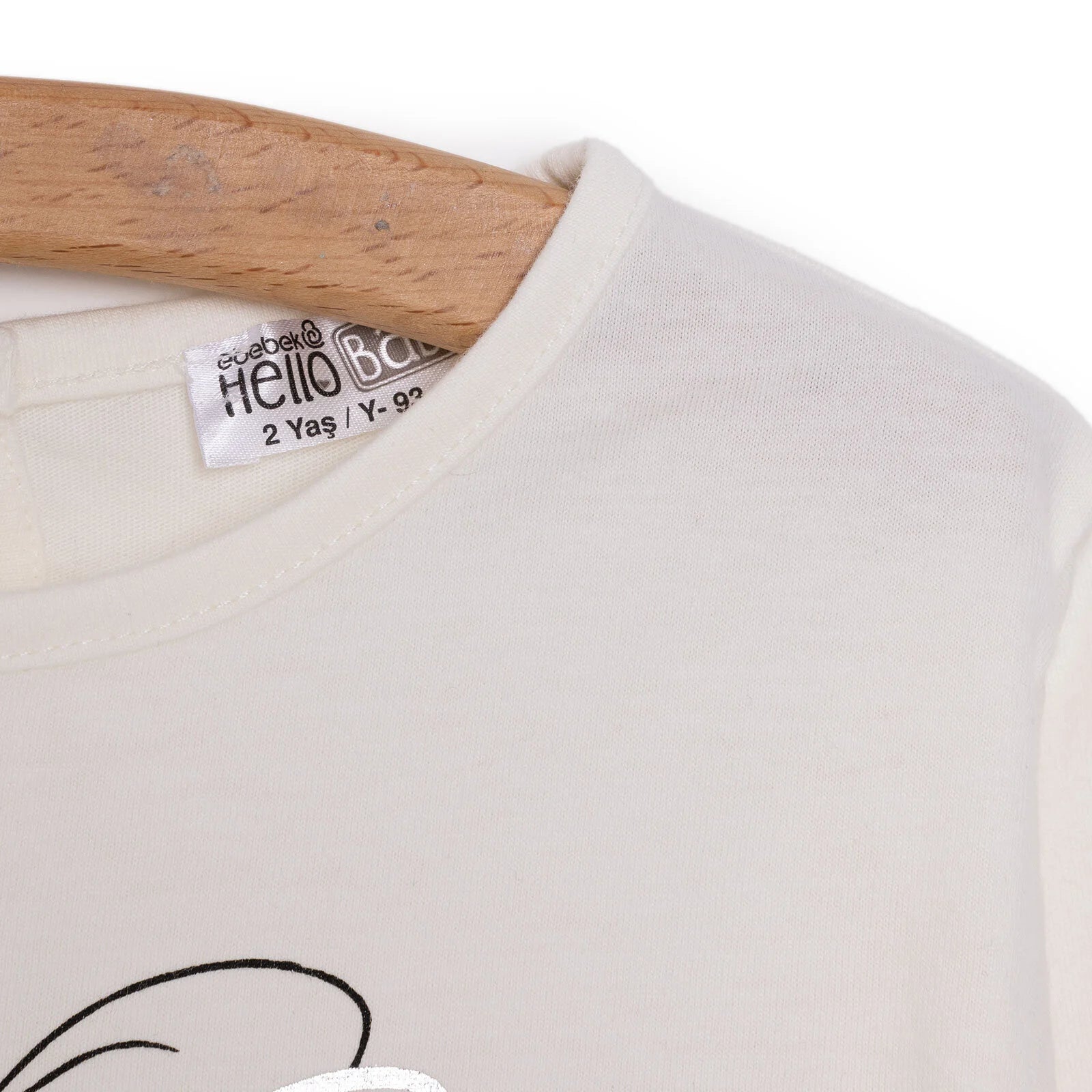 HelloBaby Metallic Girl Blouse - Ecru - ebebek - Black Friday