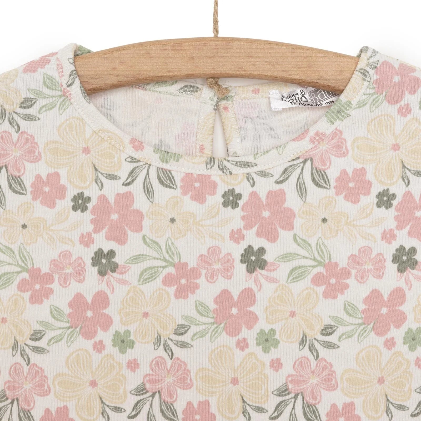 HelloBaby Baby Girl Tight & T-shirt - Patterned - ebebek - Black Friday