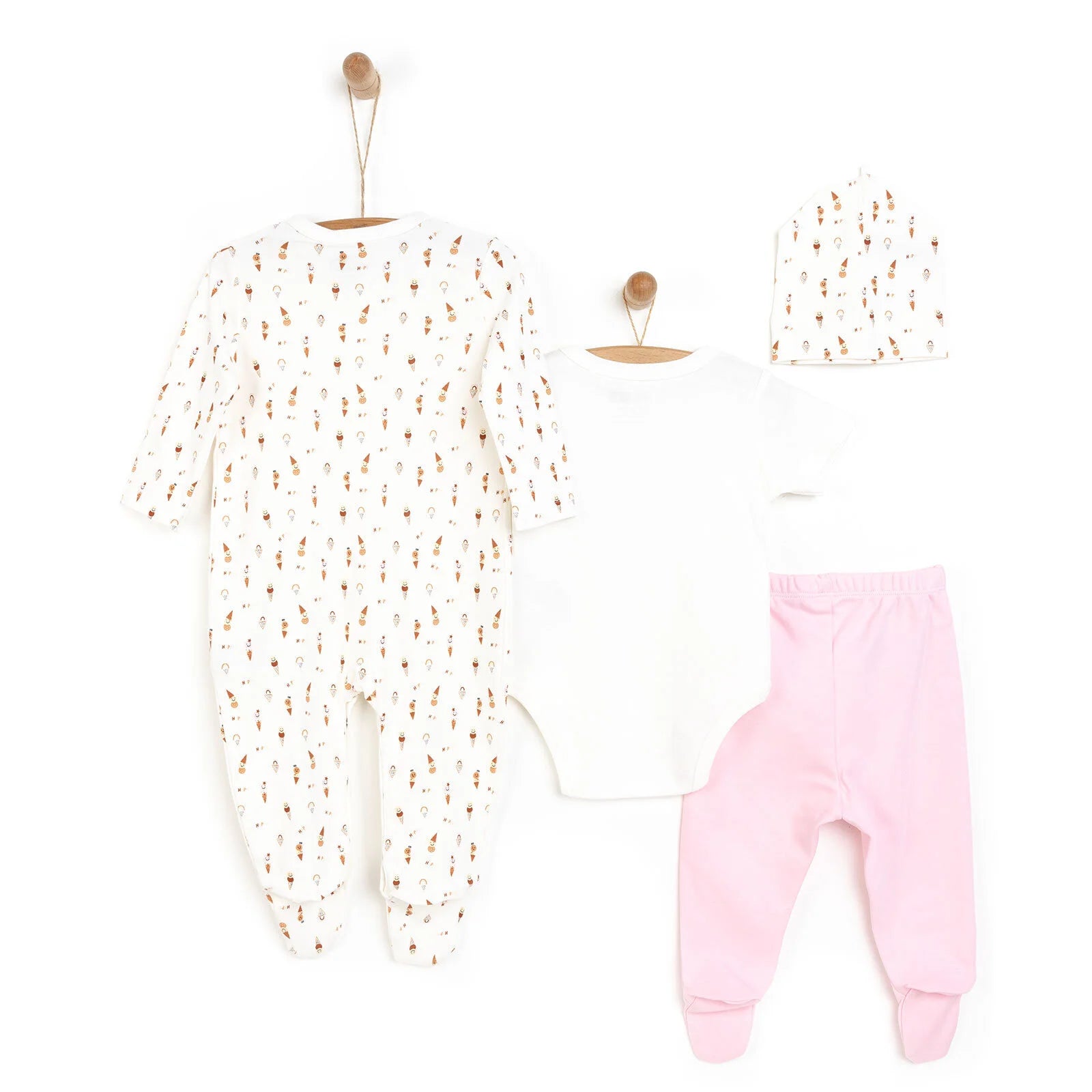 HelloBaby Newborn 4 Pcs Hospital Pack - Pink - ebebek - Black Friday