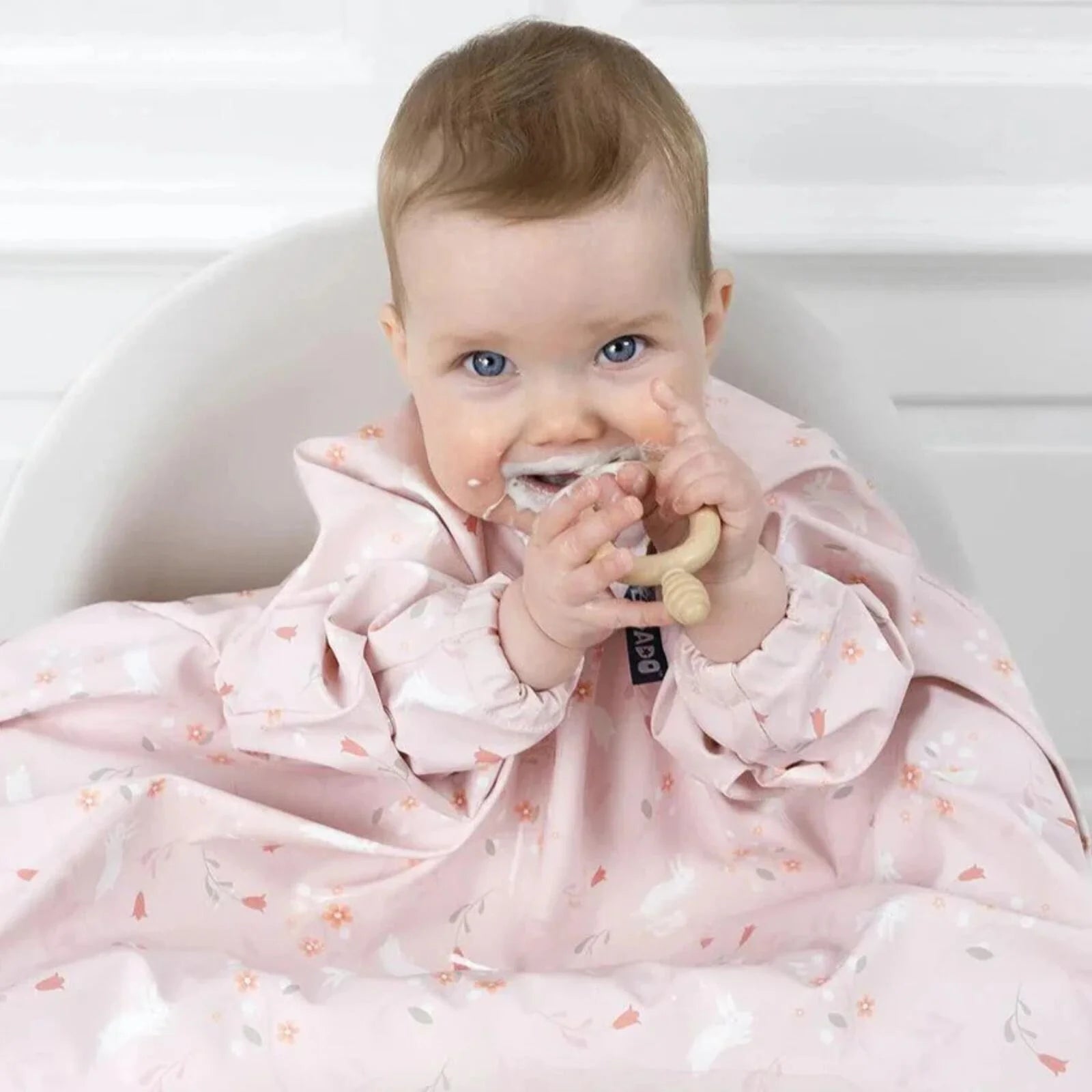 Bibado Coverall Weaning Bib - Botanical Bunnies - ebebek - Black Friday