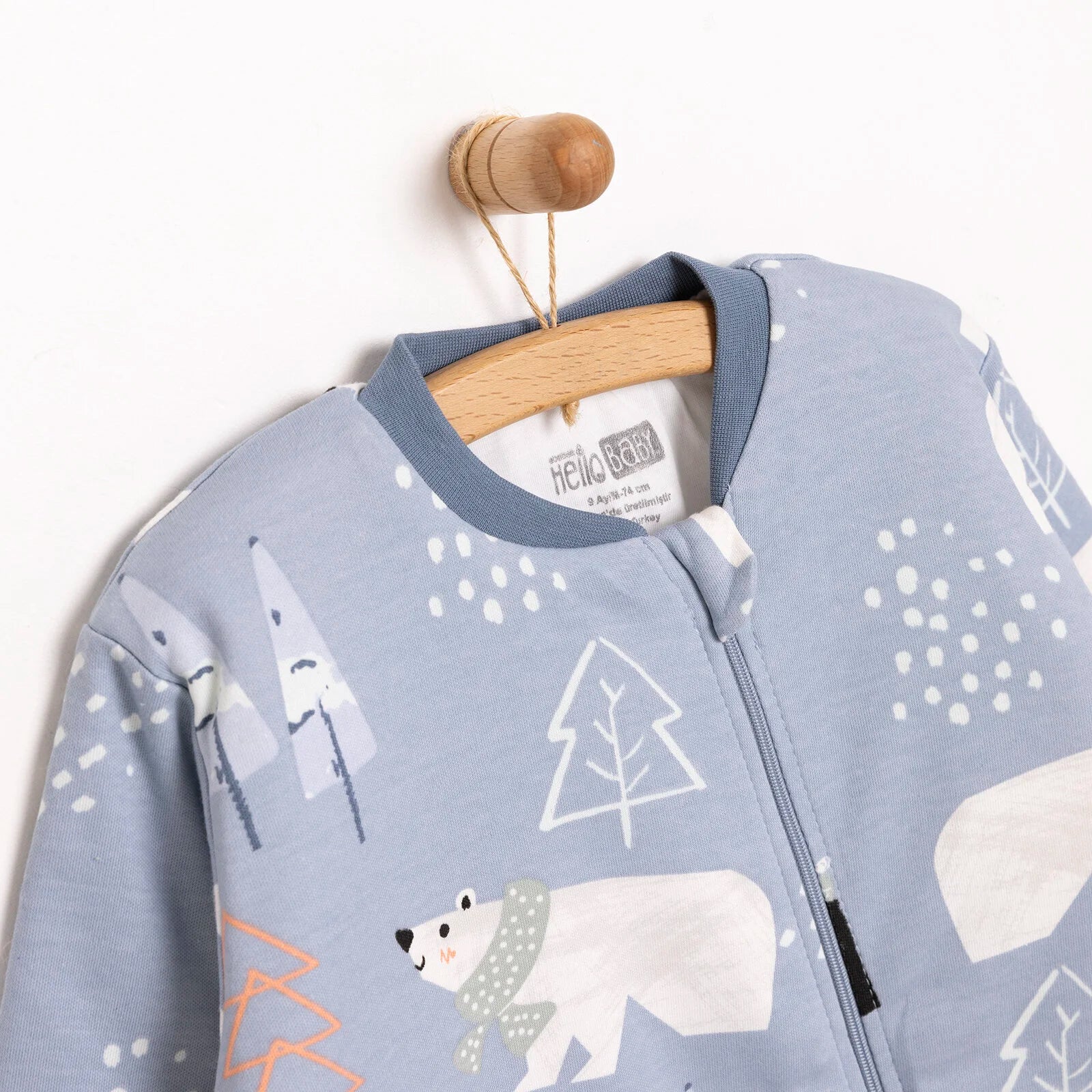 HelloBaby Boy Sleepsuit - Blue - ebebek - Black Friday