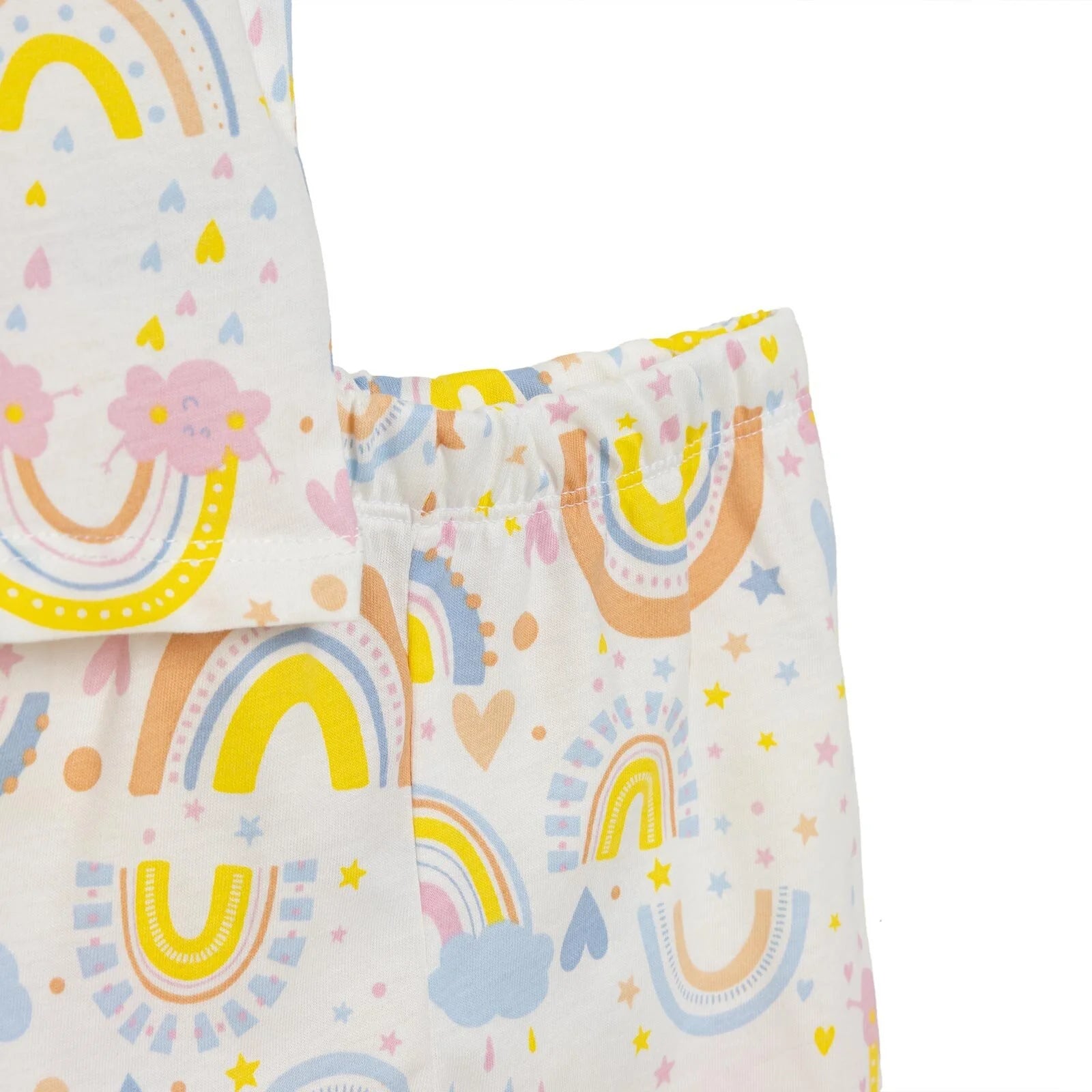 HelloBaby Baby Girl Short Sleeve Pyjamas Set - White - ebebek - Black Friday