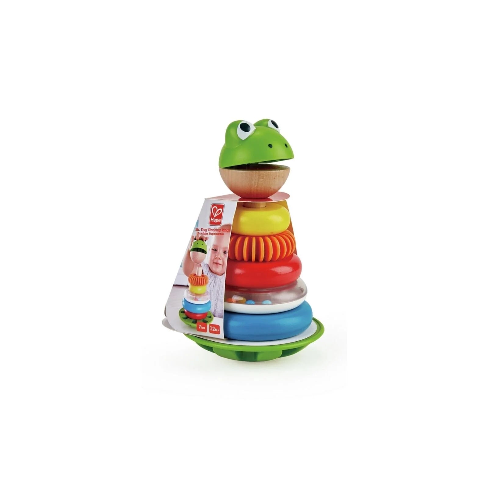 Hape Mr Frog Stacking Rings - ebebek - Black Friday
