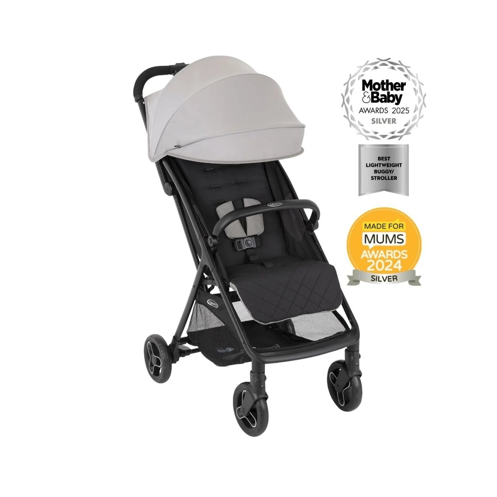 Graco Myavo Quick - folding Lightweight Travel Stroller - Steeple Grey - ebebek - Black Friday