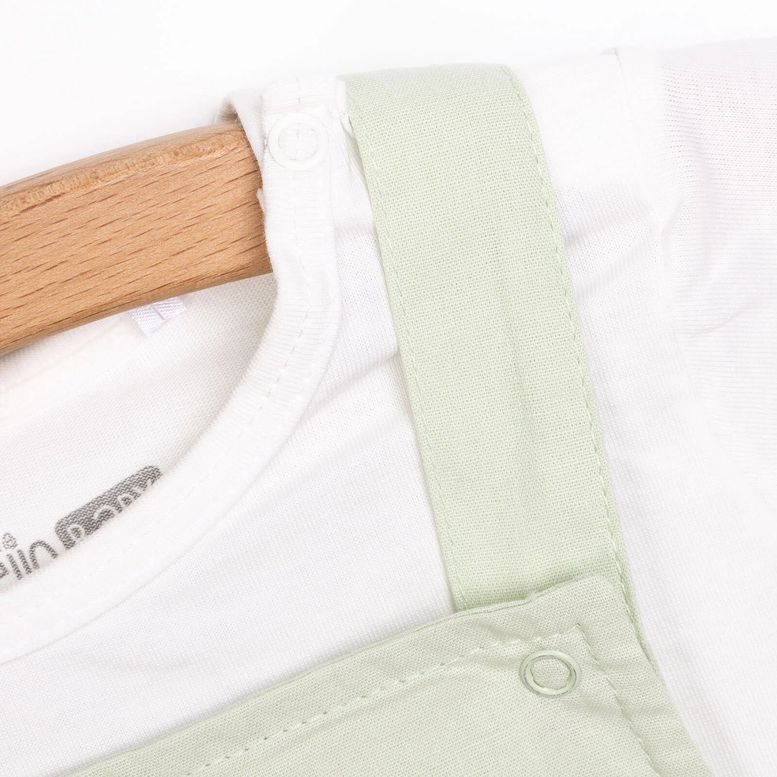 HelloBaby Girl Overall Shorts & T-shirt - Green - ebebek - Black Friday