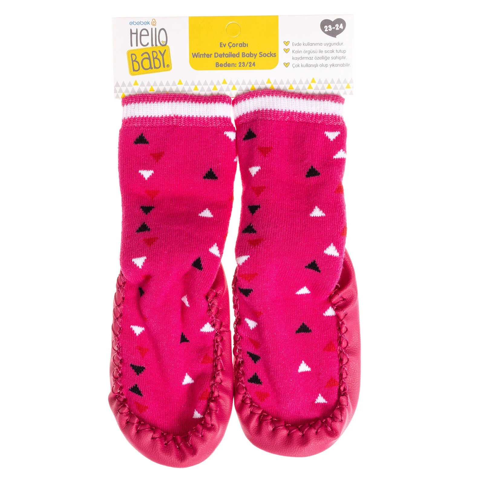 Minissa Baby Girl Pack of 3 Socks - Pink - ebebek - Black Friday