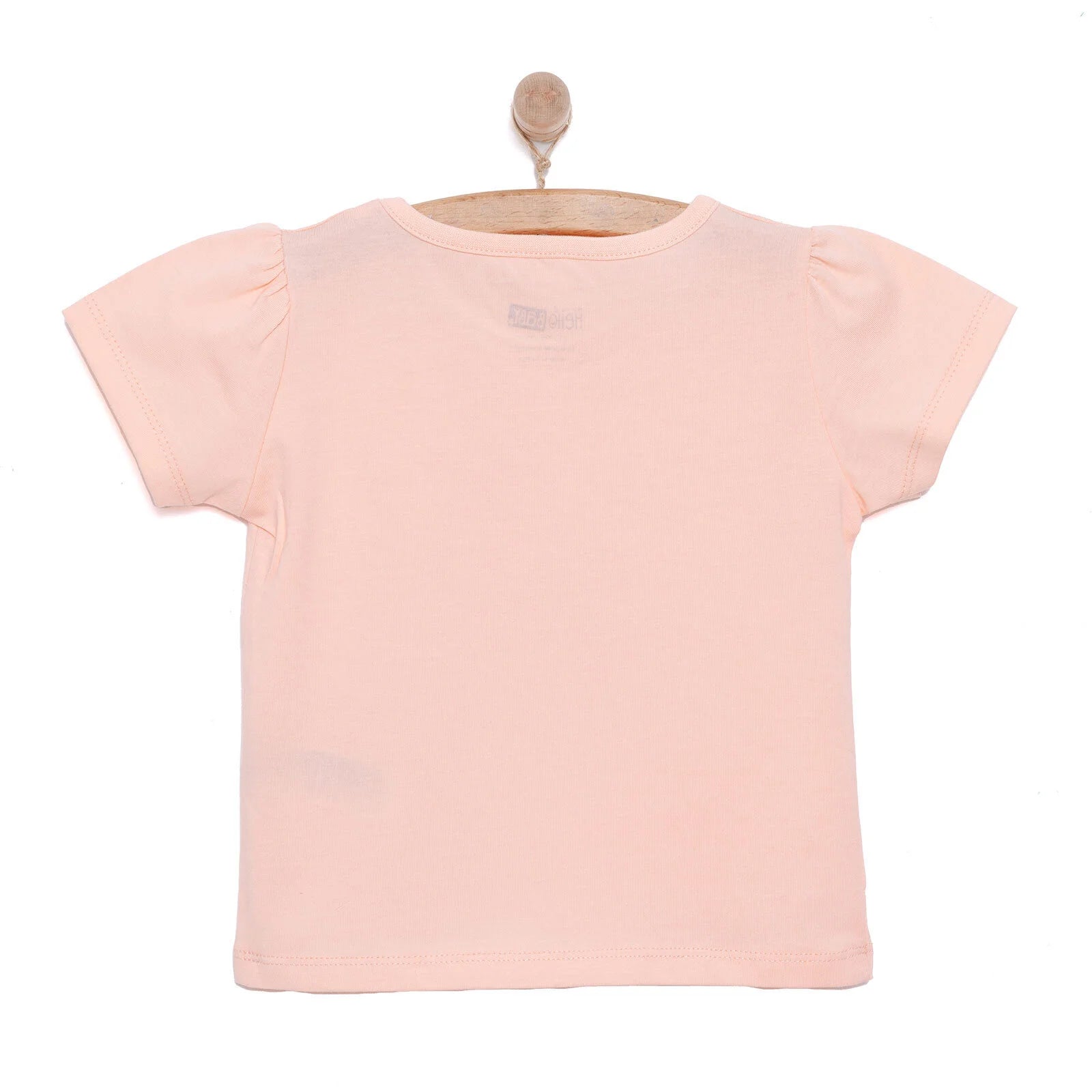 HelloBaby Basic Girl Rabbits Printed T-shirt - Salmon - ebebek - Black Friday