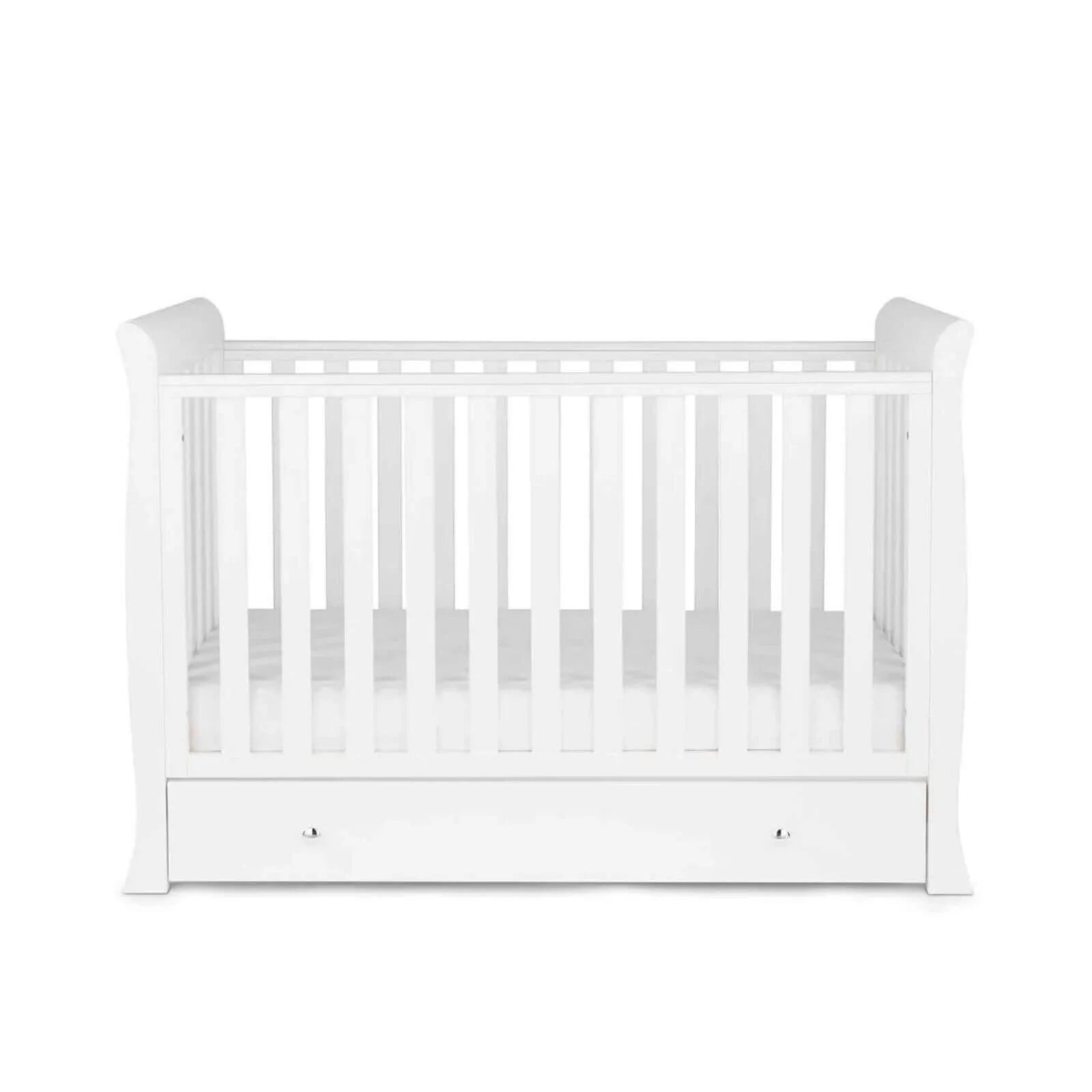 Ickle Bubba Snowdon Mini Cot Bed White - Fibre Mattress - ebebek - Black Friday