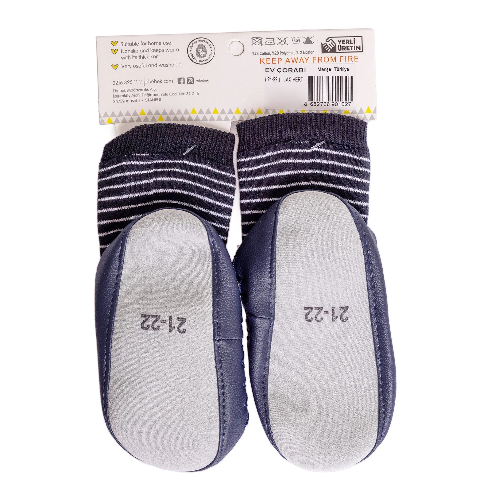 Minissa Baby Boy Pack of 3 Socks - Light Brown - ebebek - Black Friday