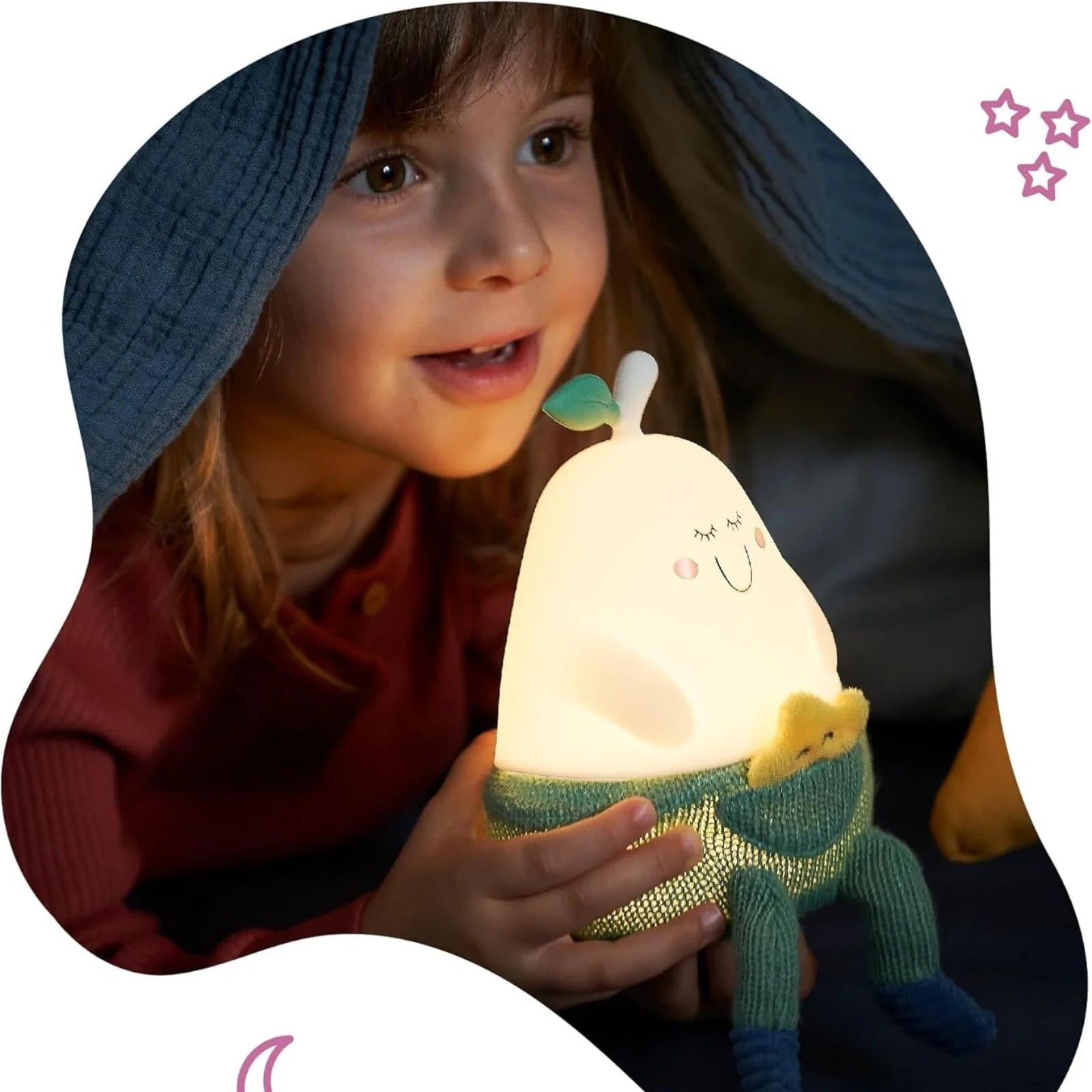 Badabulle Bertille Silicon Glow Rechargable Night Light - ebebek - Black Friday