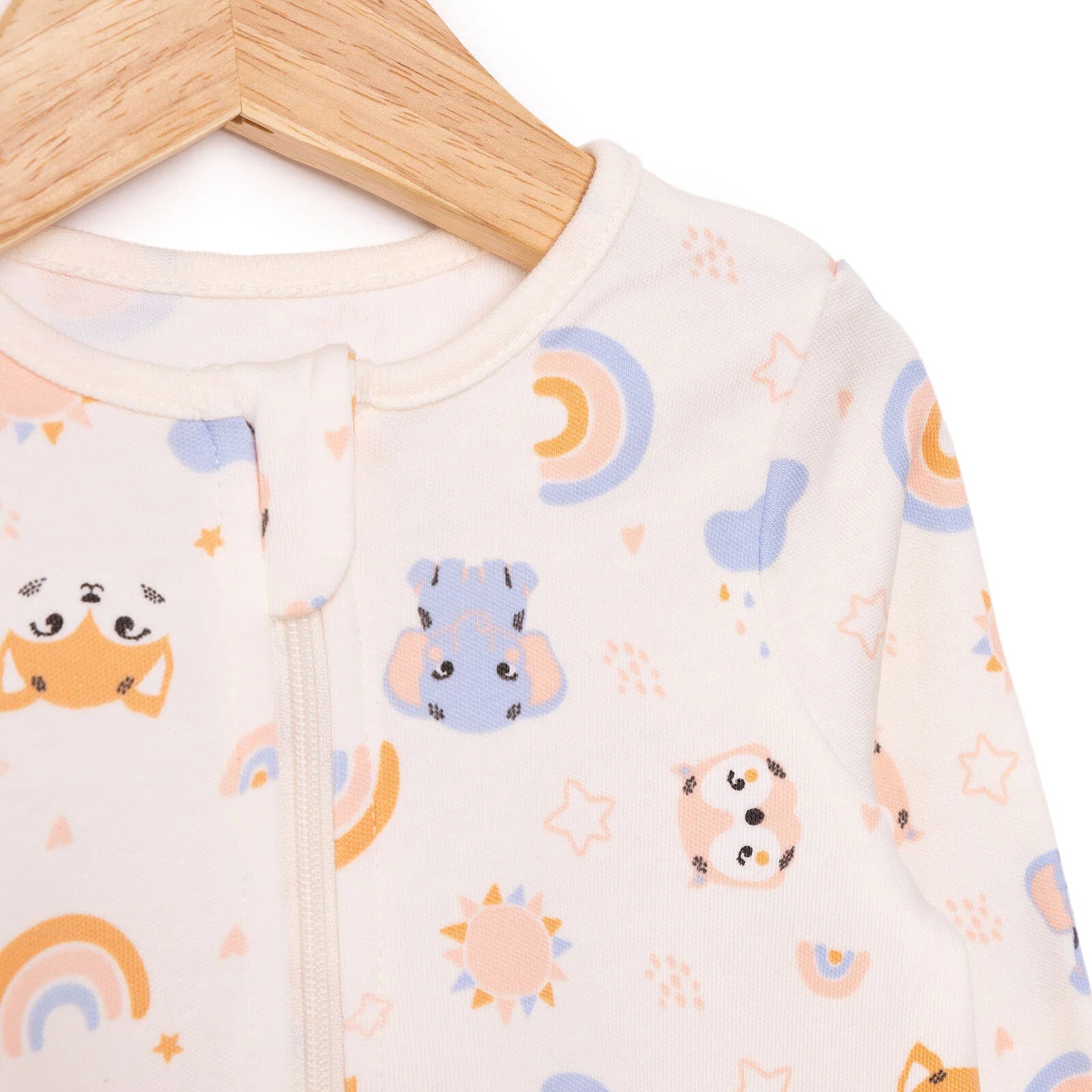 HelloBaby Newborn Girl Footed Jumpsuit - Beige - ebebek - Black Friday