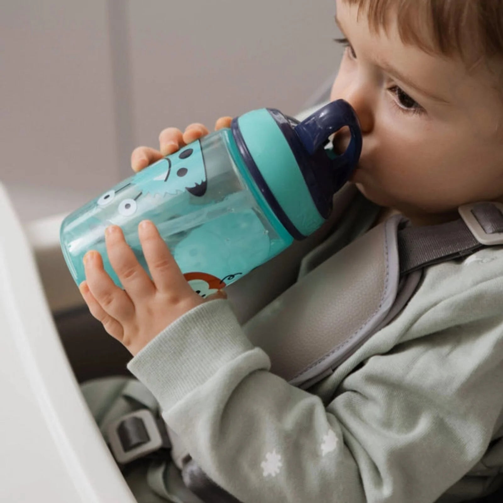 Nuby Mighty Swig Water Bottle Pack of 1 360ml - ebebek - Black Friday