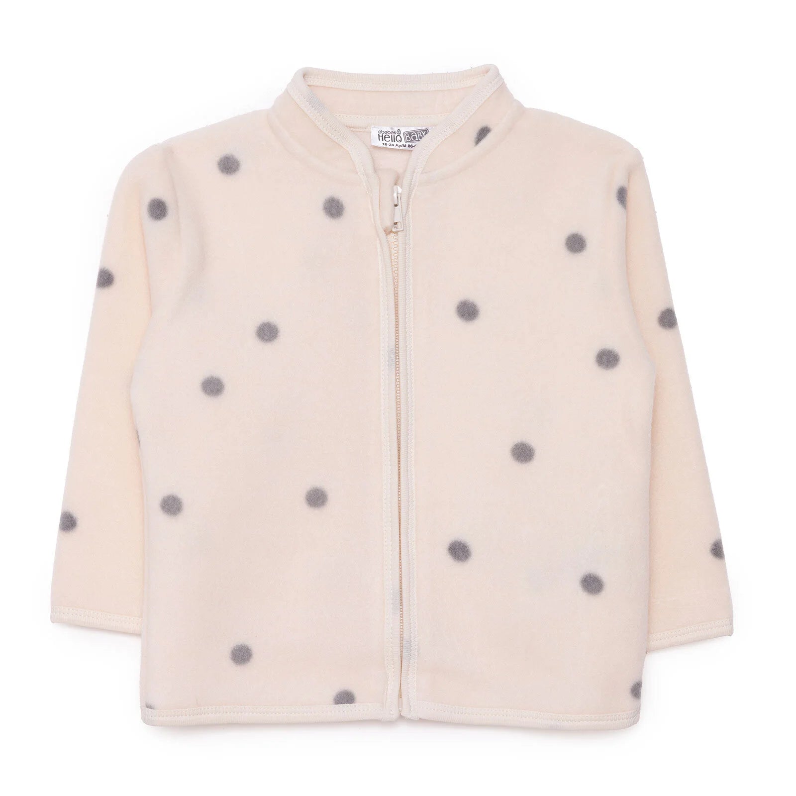 HelloBaby Polar Cardigan - Ecru Printed - ebebek - Black Friday