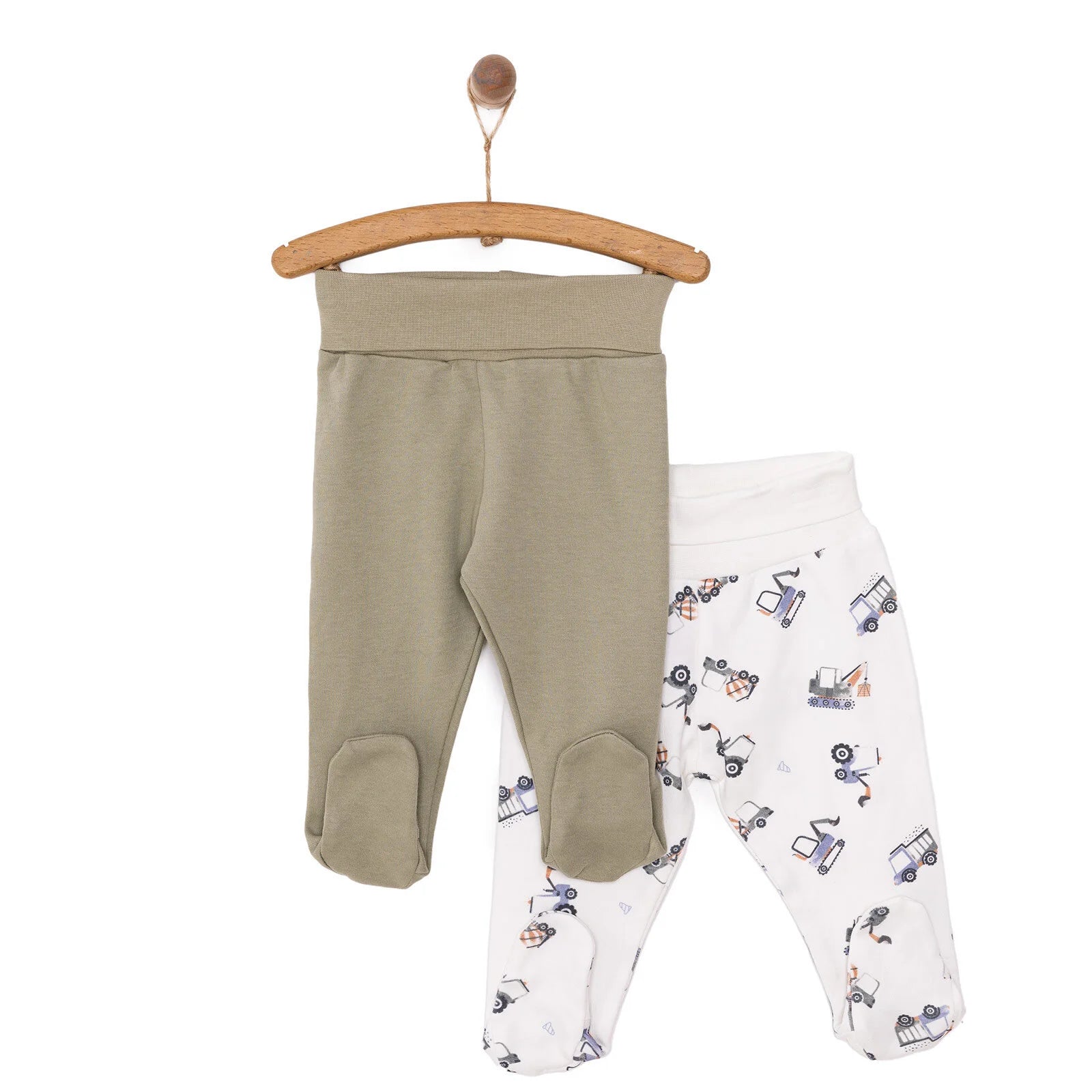 Tiffany Boy 2 Piece Footed Bottom - Khaki - ebebek - Black Friday