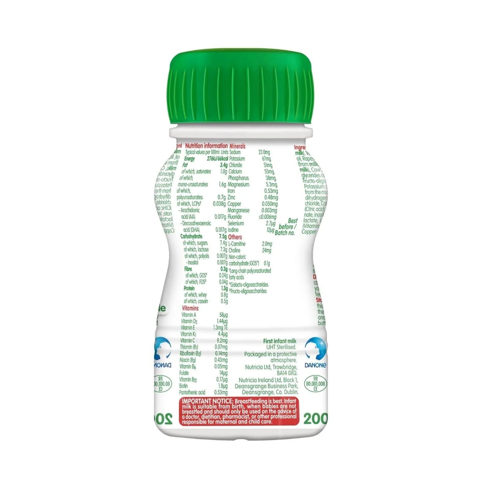 Cow & Gate 1 First Infant Ready to Feed Liquid Milk from Birth 200ml - Cow & Gate - ebebek