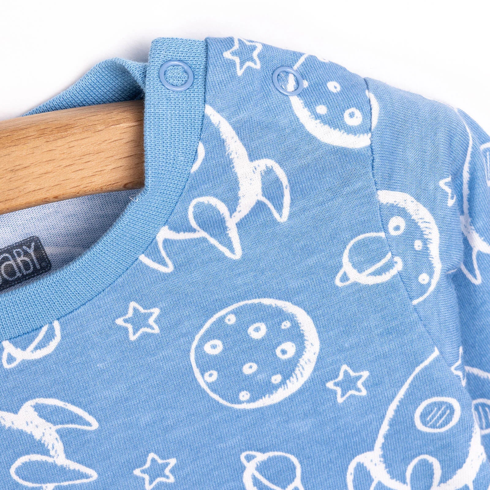 HelloBaby Boy Long Sleeve Pyjamas Set - Blue - ebebek - Black Friday