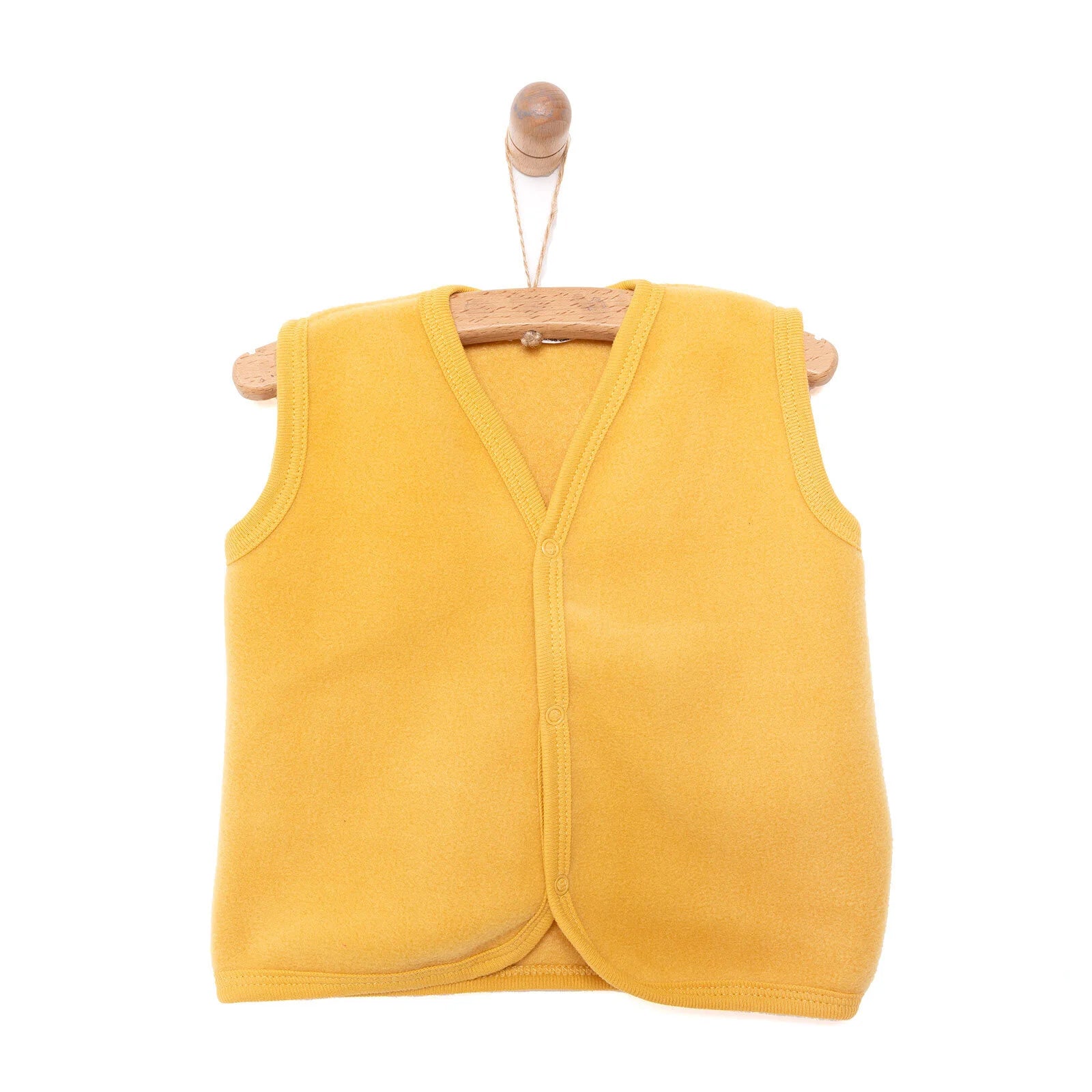 HelloBaby Basic Fleece Vest - Dark Yellow - ebebek - Black Friday