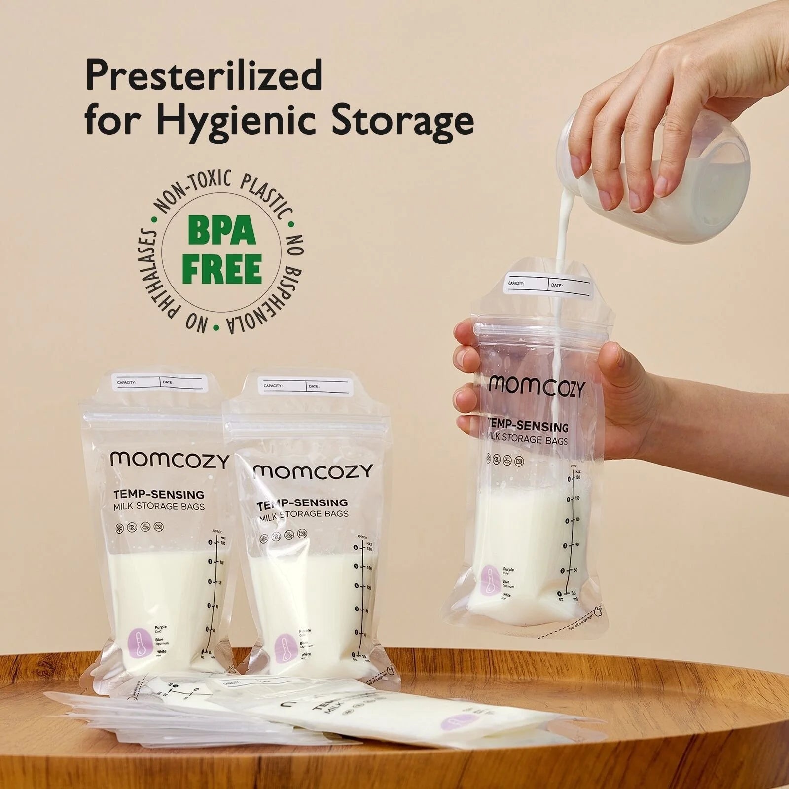 Momcozy Breast Milk Storage Bags 180ml 50 pcs - ebebek - Black Friday