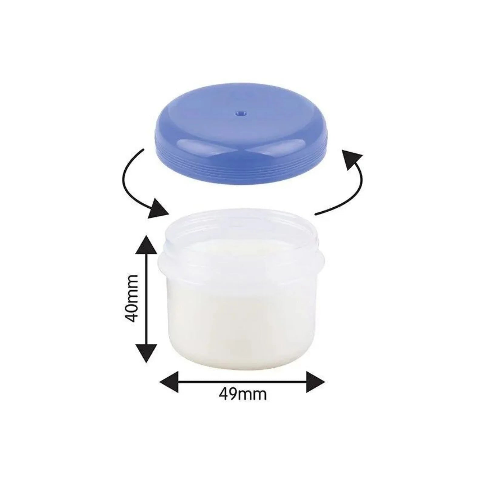 baby plus Milk and Food Storage Container 4 pcs 180ml - ebebek - Black Friday