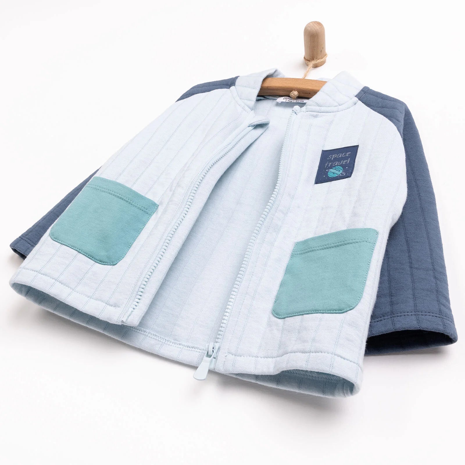 HelloBaby SPACE Boy Coat - Light Blue - ebebek - Black Friday