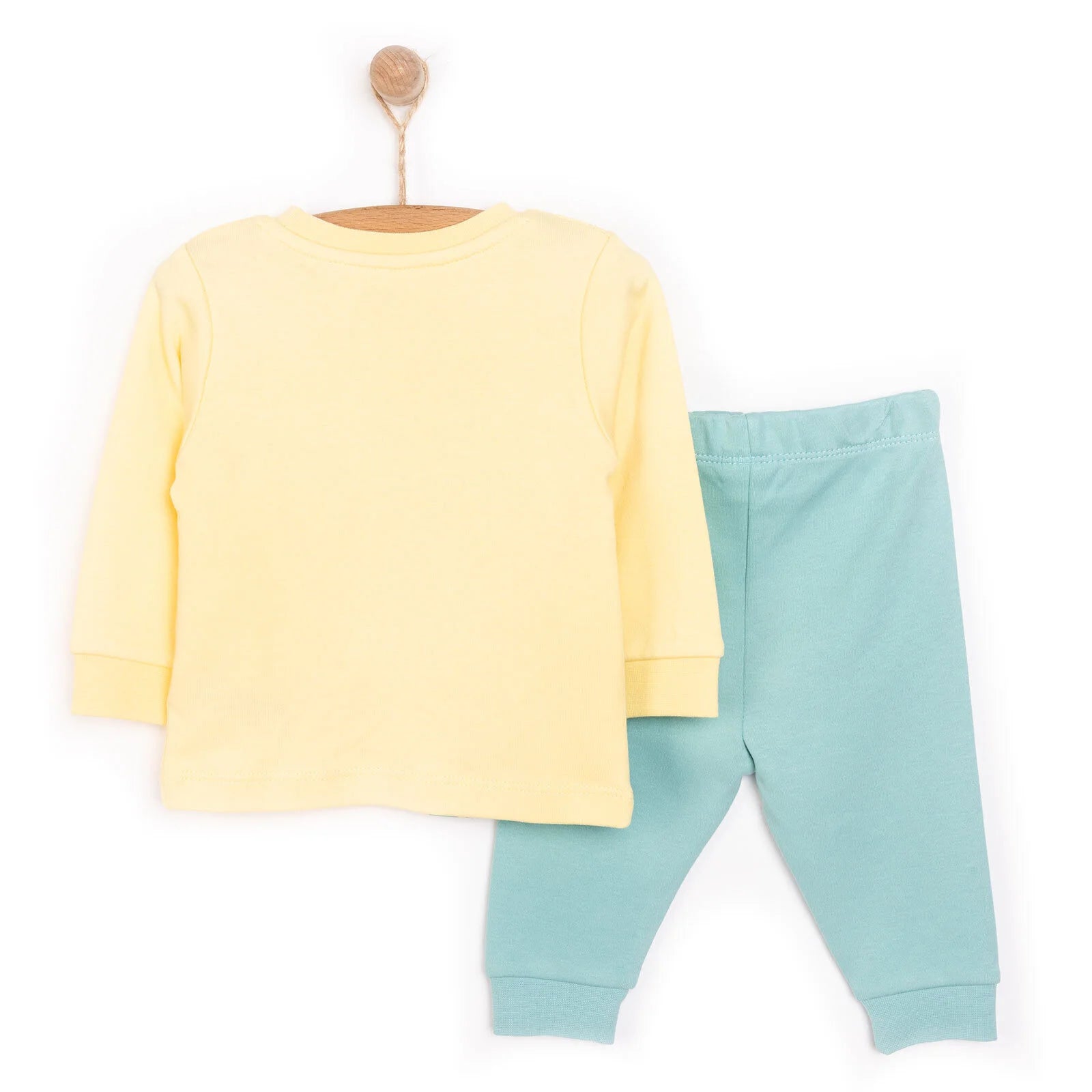 HelloBaby Baby Boy Long Sleeve Pyjamas Set - Yellow - ebebek - Black Friday