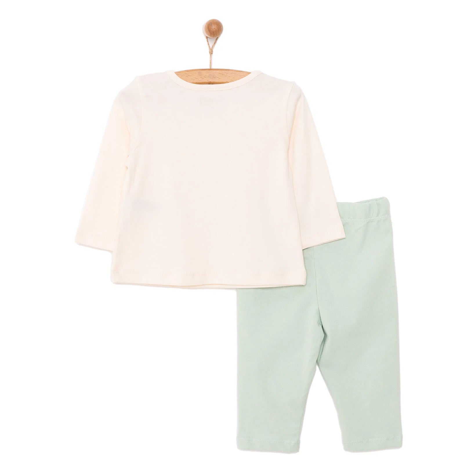 HelloBaby Unisex Long Sleeve Bodysuit - Ecru - ebebek - Black Friday