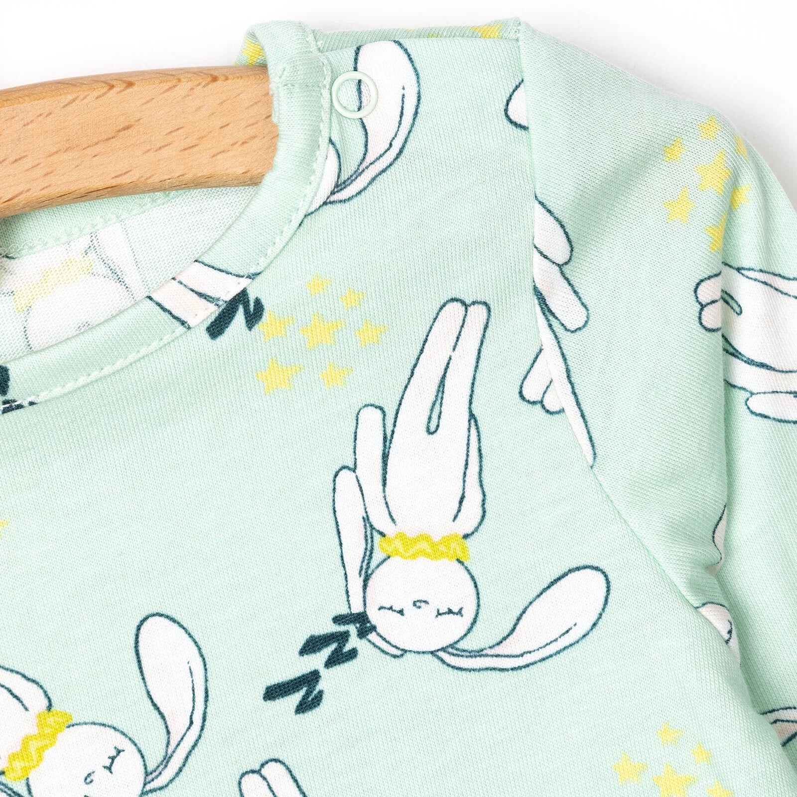 HelloBaby Unisex Long Sleeve Pyjamas Set - Dark Mint - ebebek - Black Friday