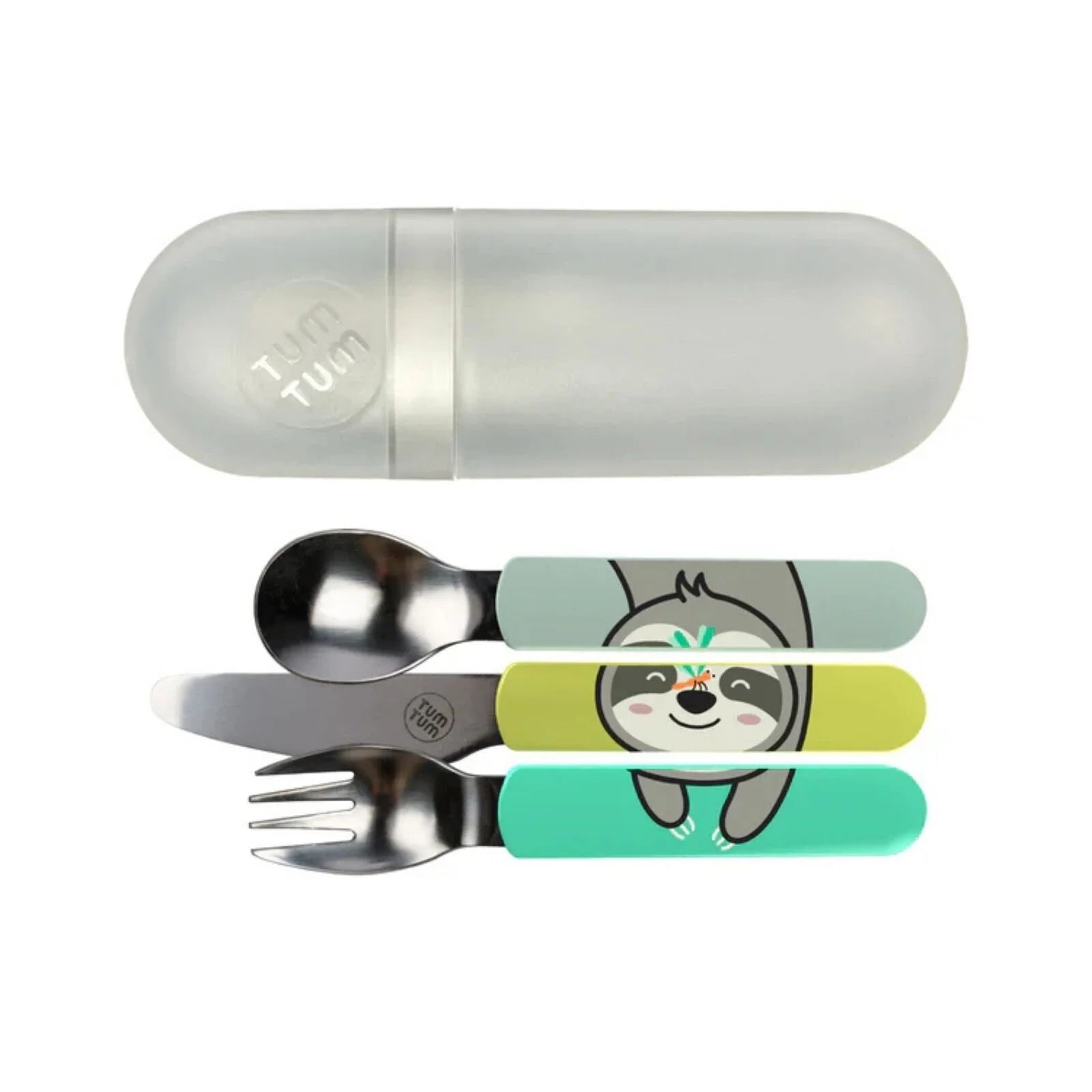 TUM TUM Travel Cutlery Set with Case - Stanley Sloth - ebebek - Black Friday