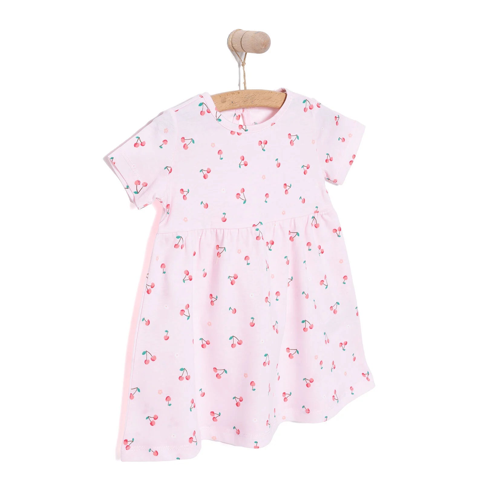 HelloBaby Basic Girl Cherry Printed Dress - Pink - ebebek - Black Friday