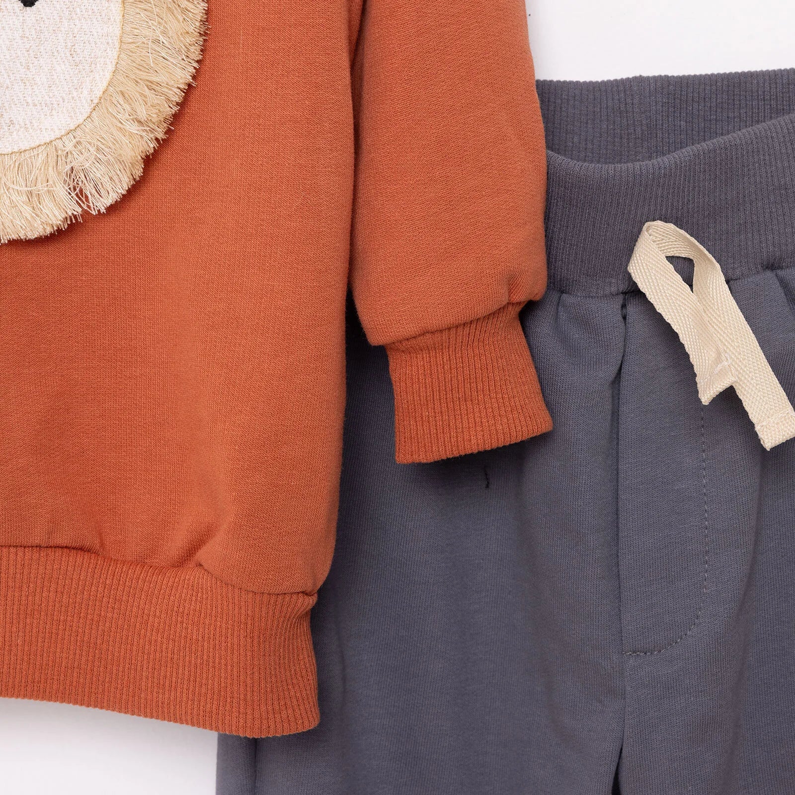 Cocux Animals Baby Boy Tracksuit - Orange - ebebek - Black Friday