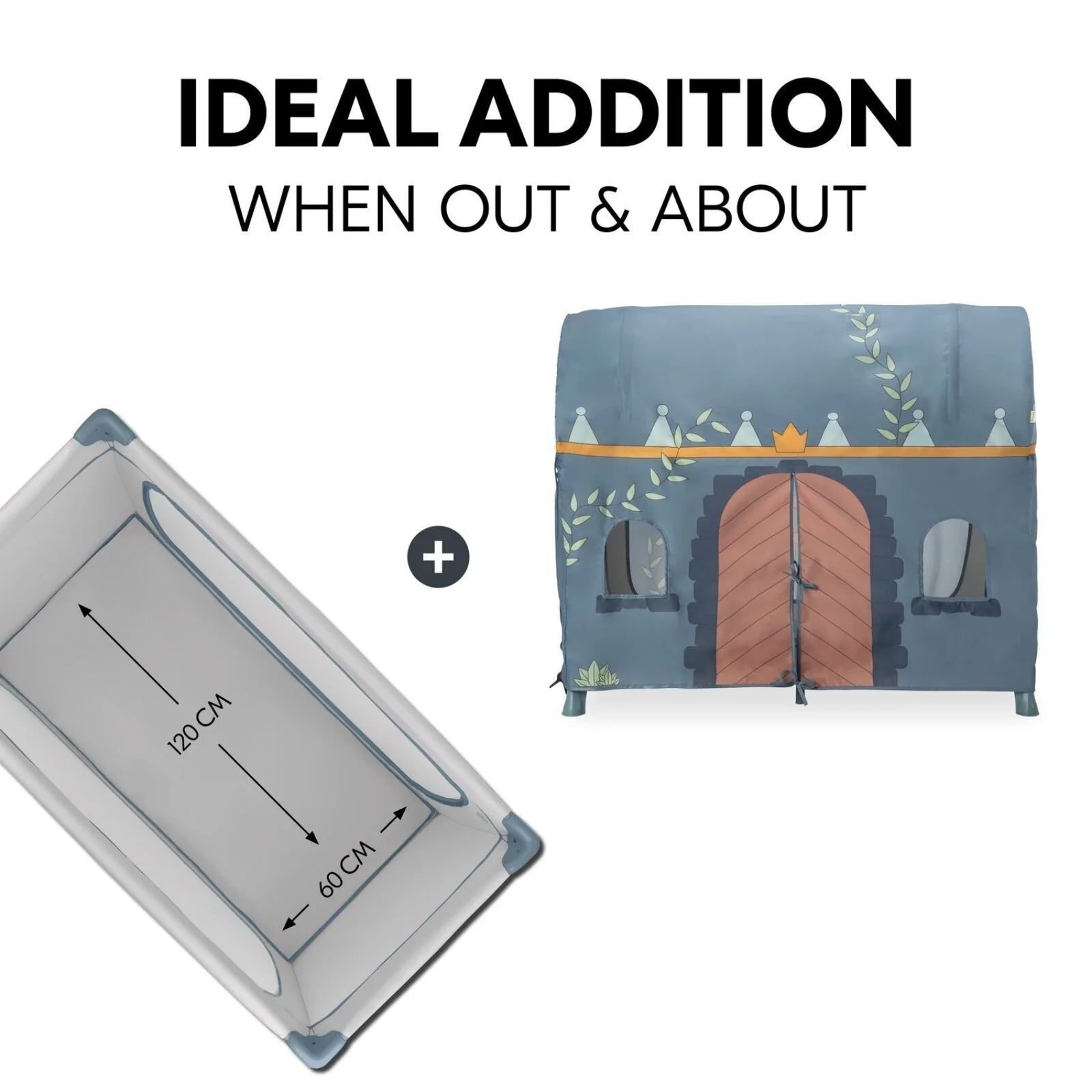 Hauck Travel Cot Cover - Palace - ebebek - Black Friday