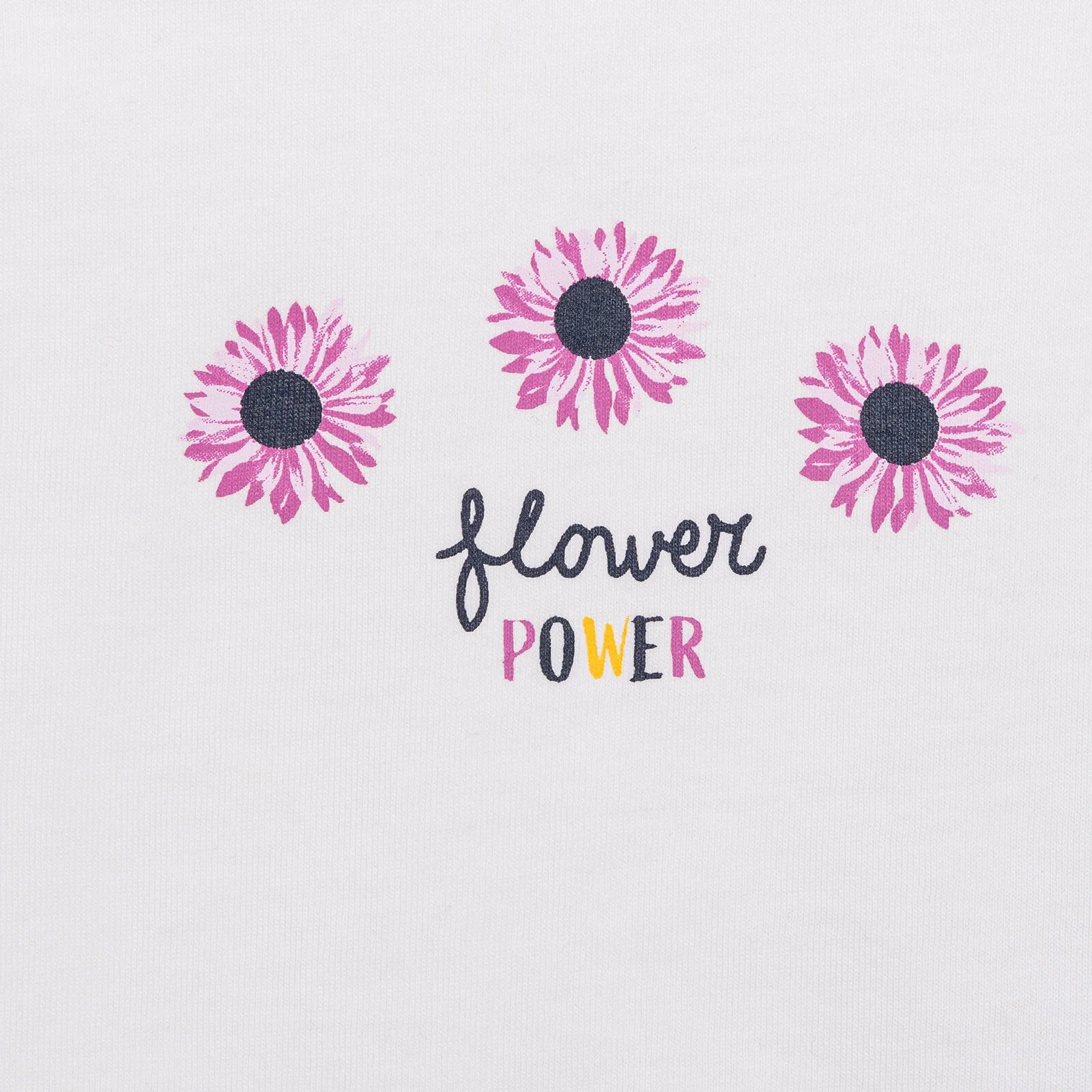 Luess Girl Flower Patterned T-shirt & Leggings - Ecru - ebebek - Black Friday