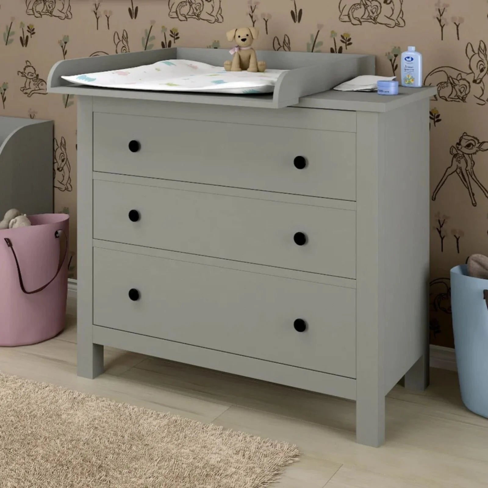 Shefa Kids 800 Universal Dresser Baby Changing Top - Grey - ebebek - Black Friday