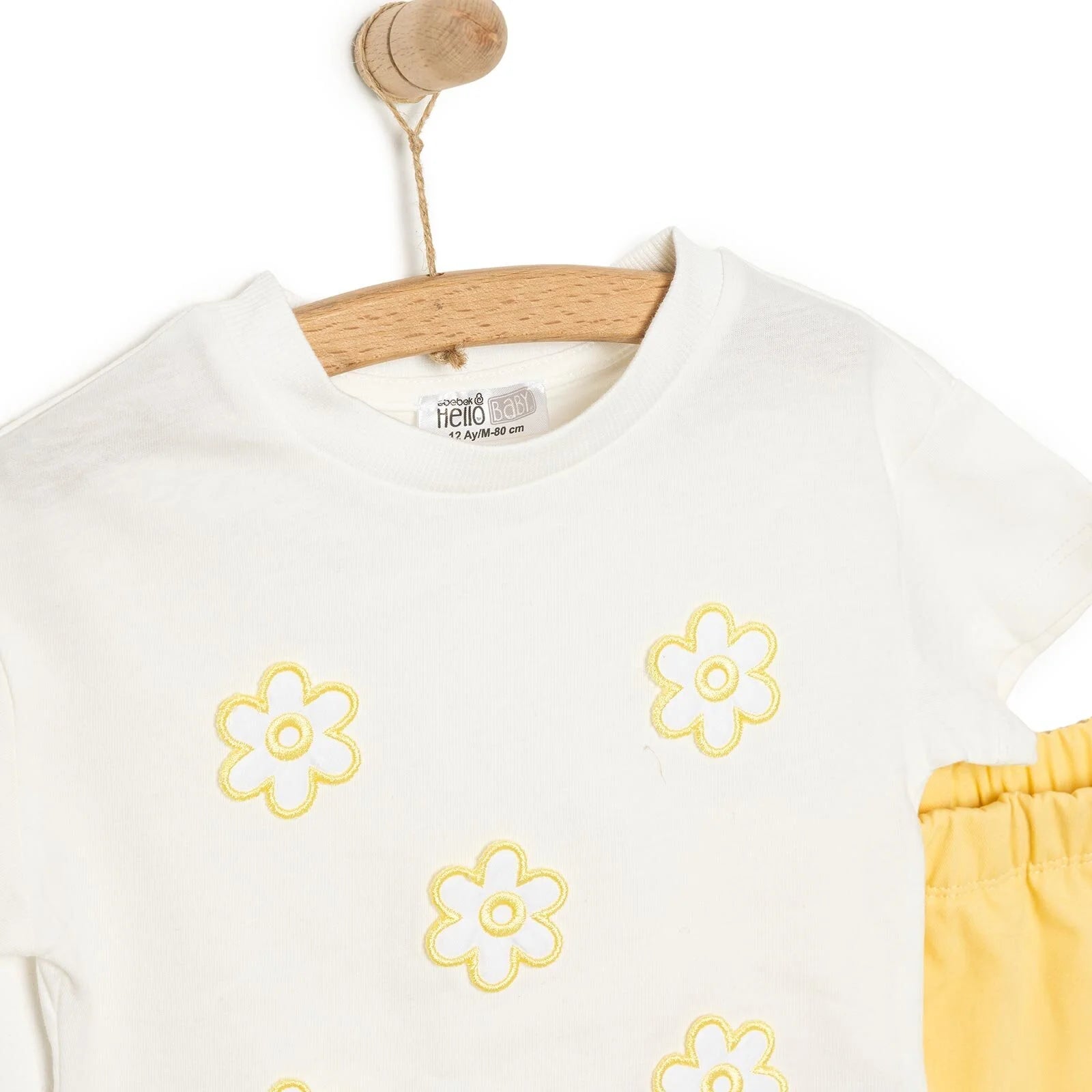 HelloBaby Daisy Girl Blouse - Skirt - Ecru - ebebek - Black Friday