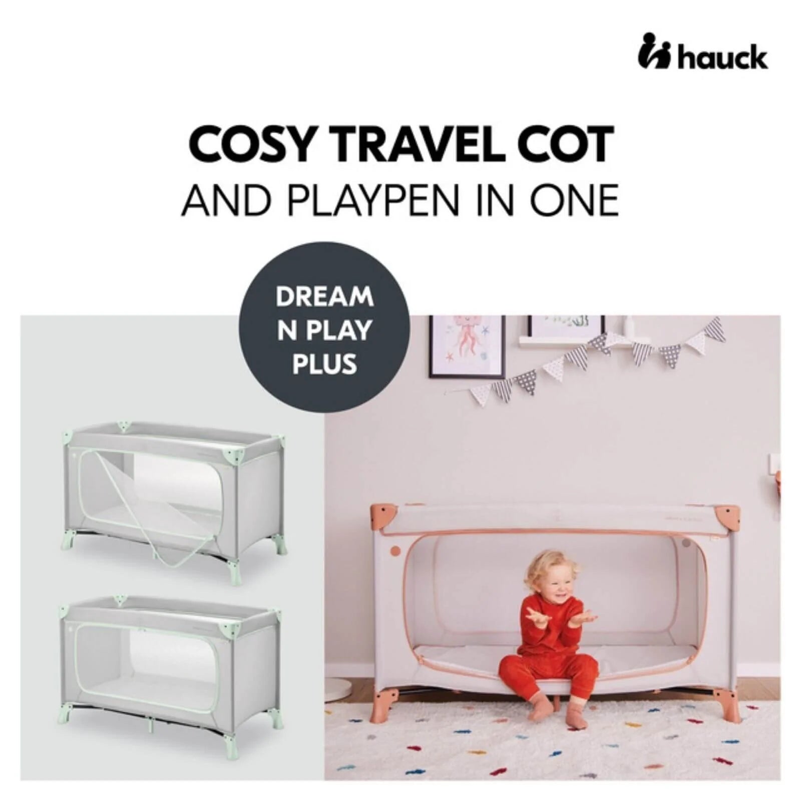 Hauck Dream N Play Plus - Mint - ebebek - Black Friday